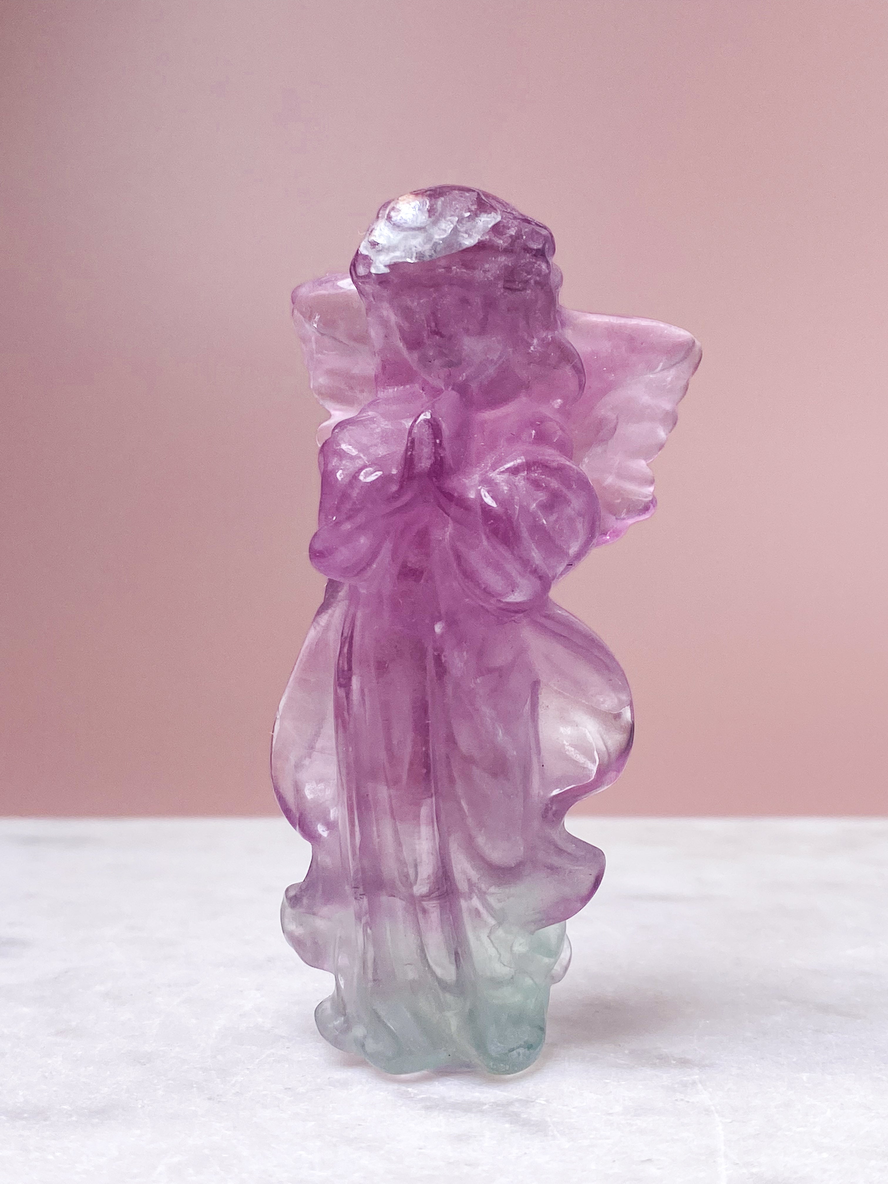 Vin röd fluorit torn - sällsynt