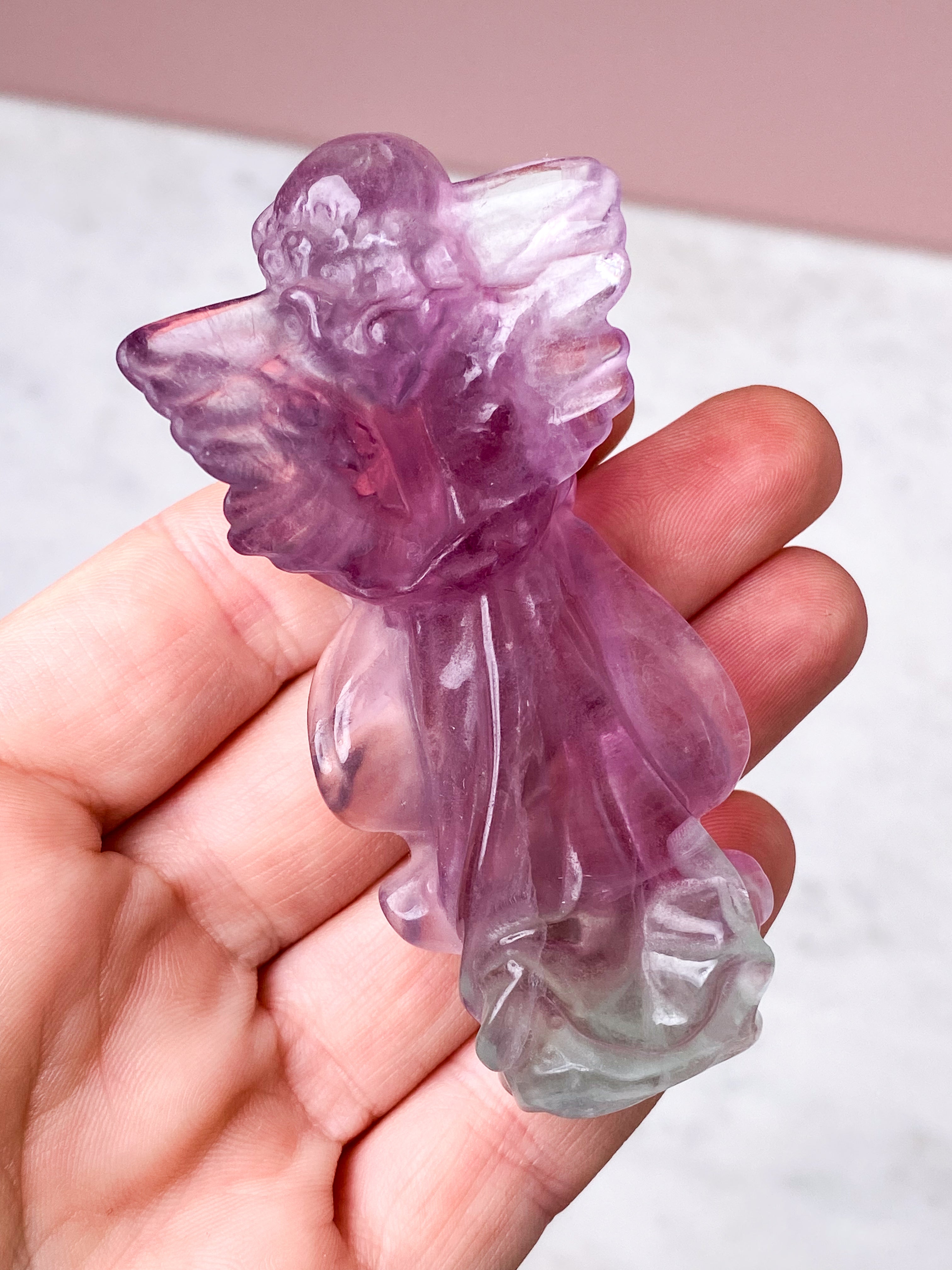 Vin röd fluorit torn - sällsynt