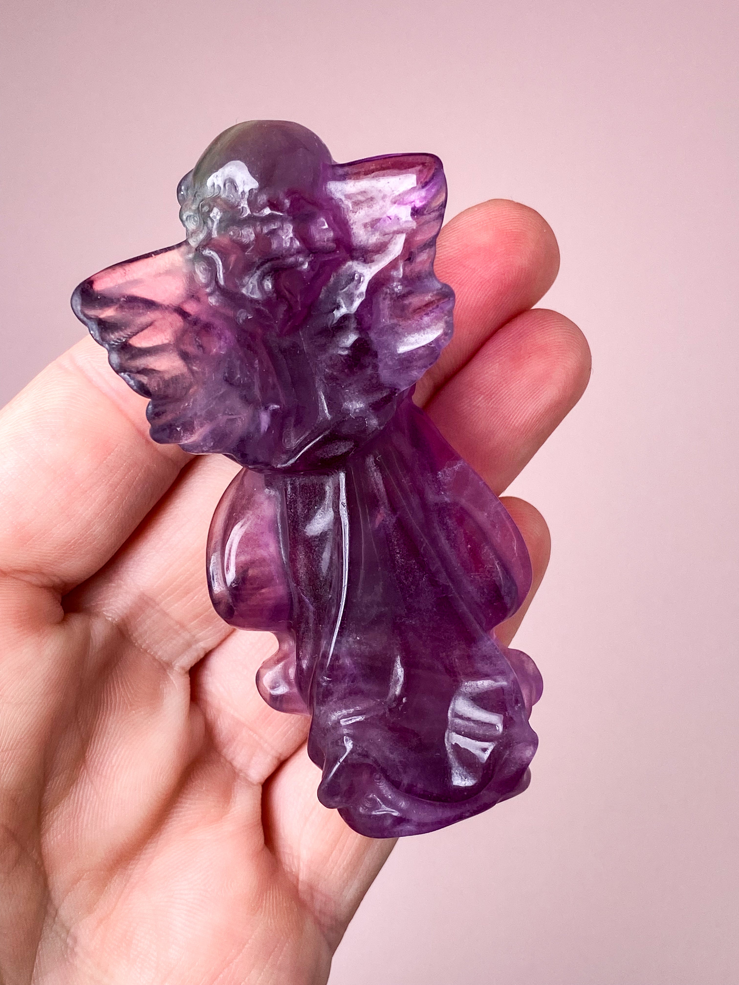 Vin röd fluorit torn - sällsynt