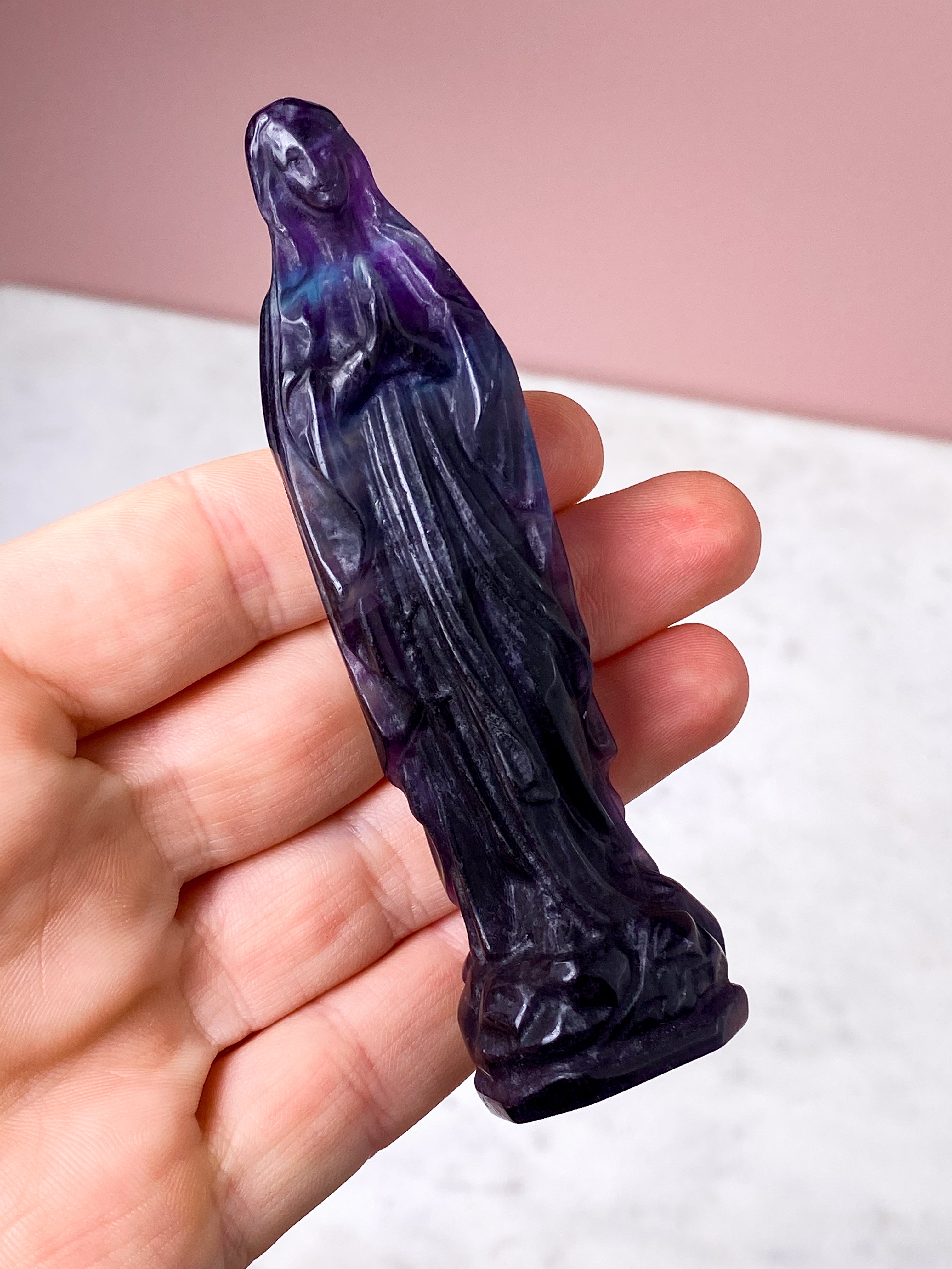 Vin röd fluorit torn - sällsynt