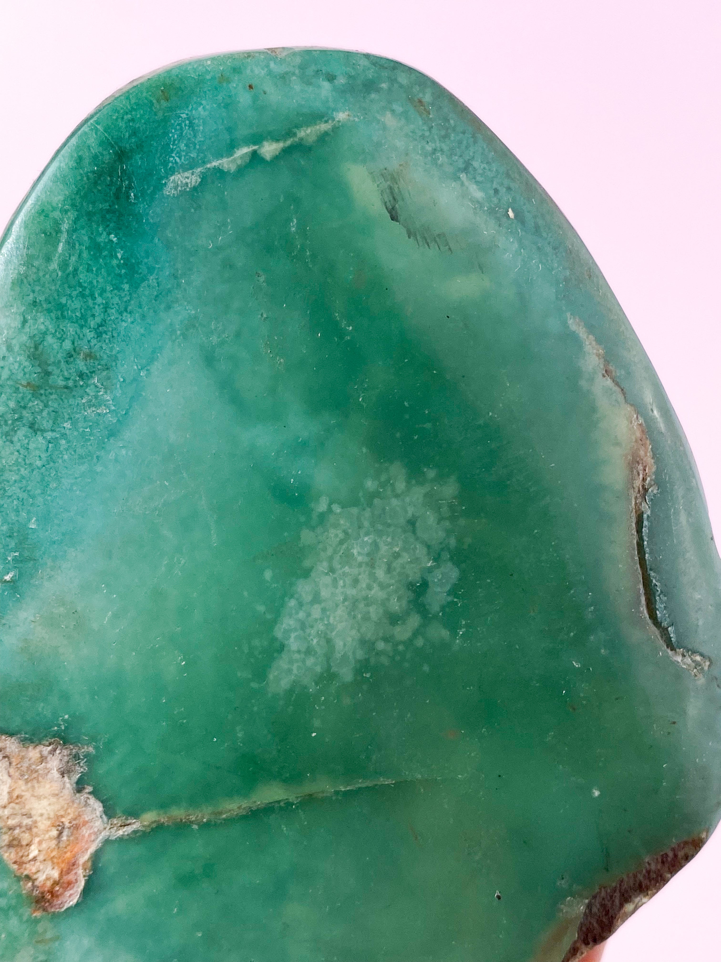 Mtorolit Chrysopras Poleret (Nr. 1)