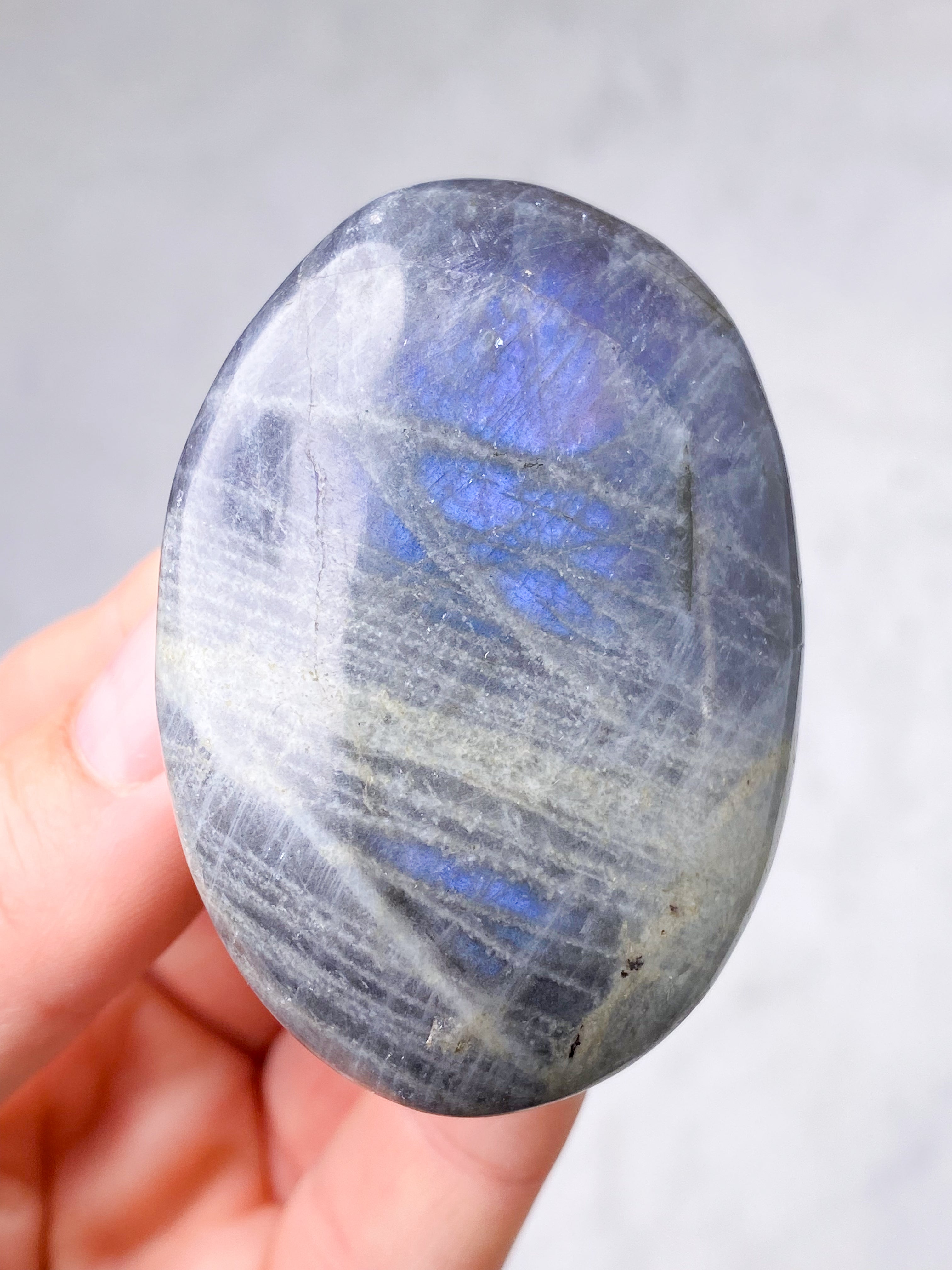 Sunset Labradorit Palmstone (Nr. 9)