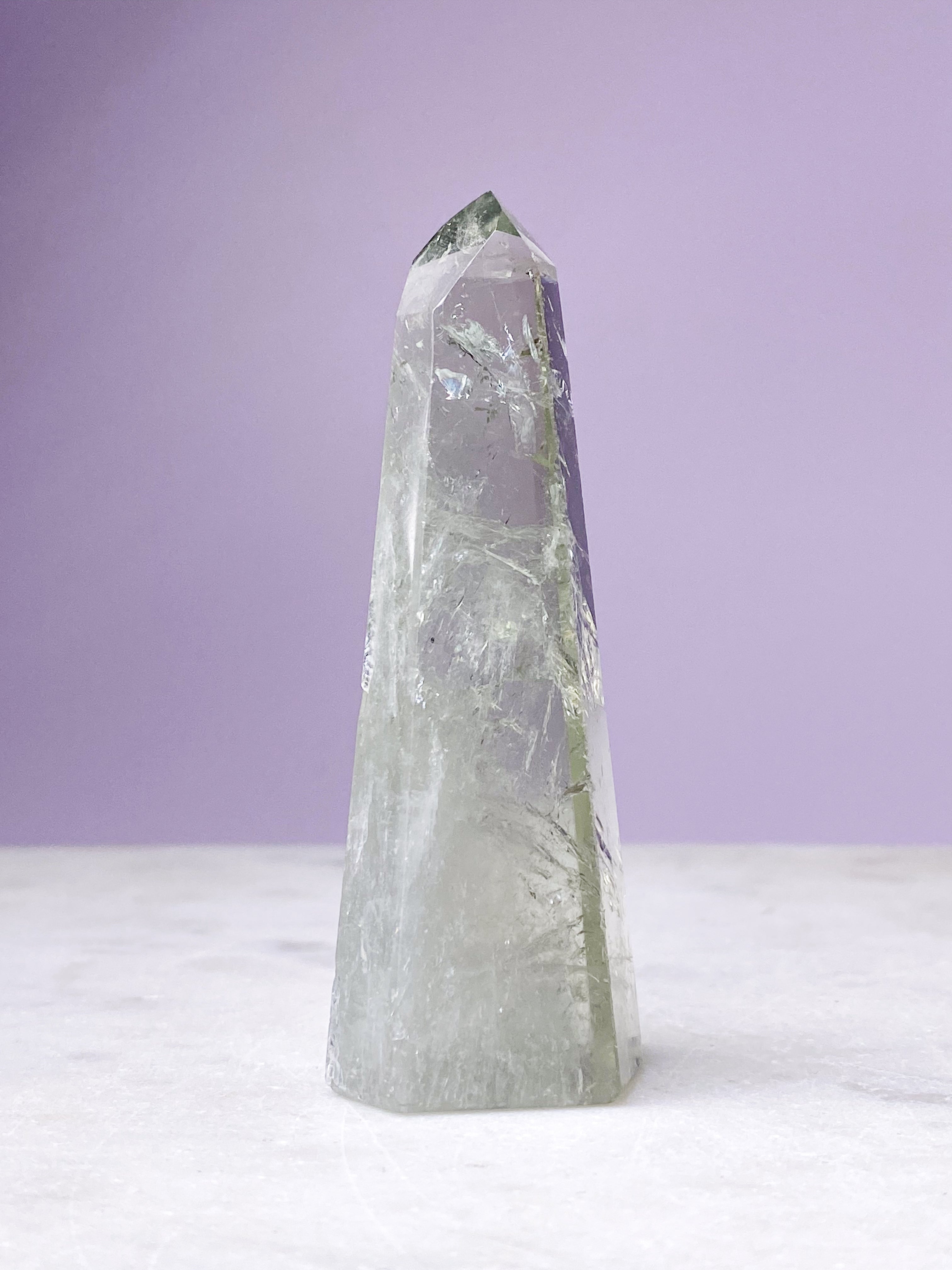 Prasiolite Raw (No. 12) - Green Amethyst