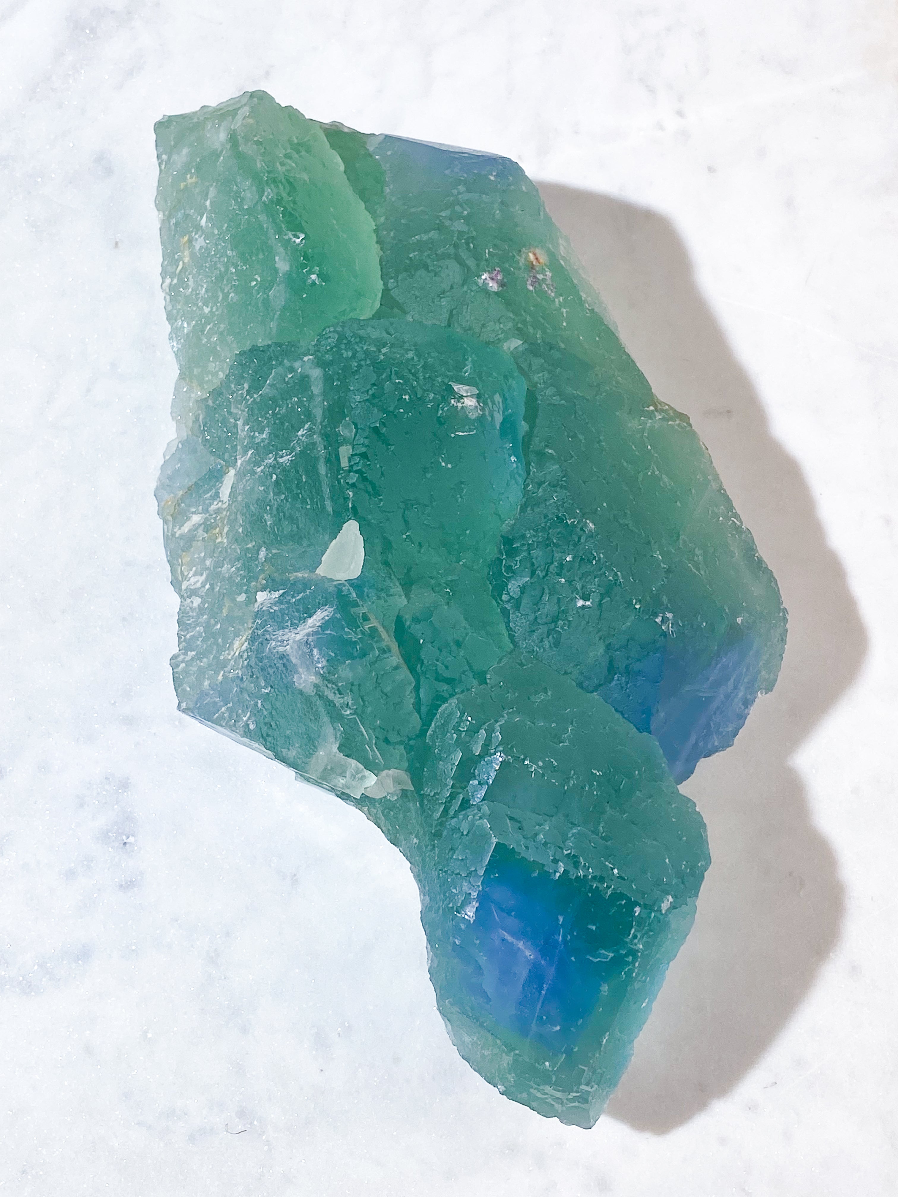 Kæmpe Blue Core Fluorit (Nr. 2)