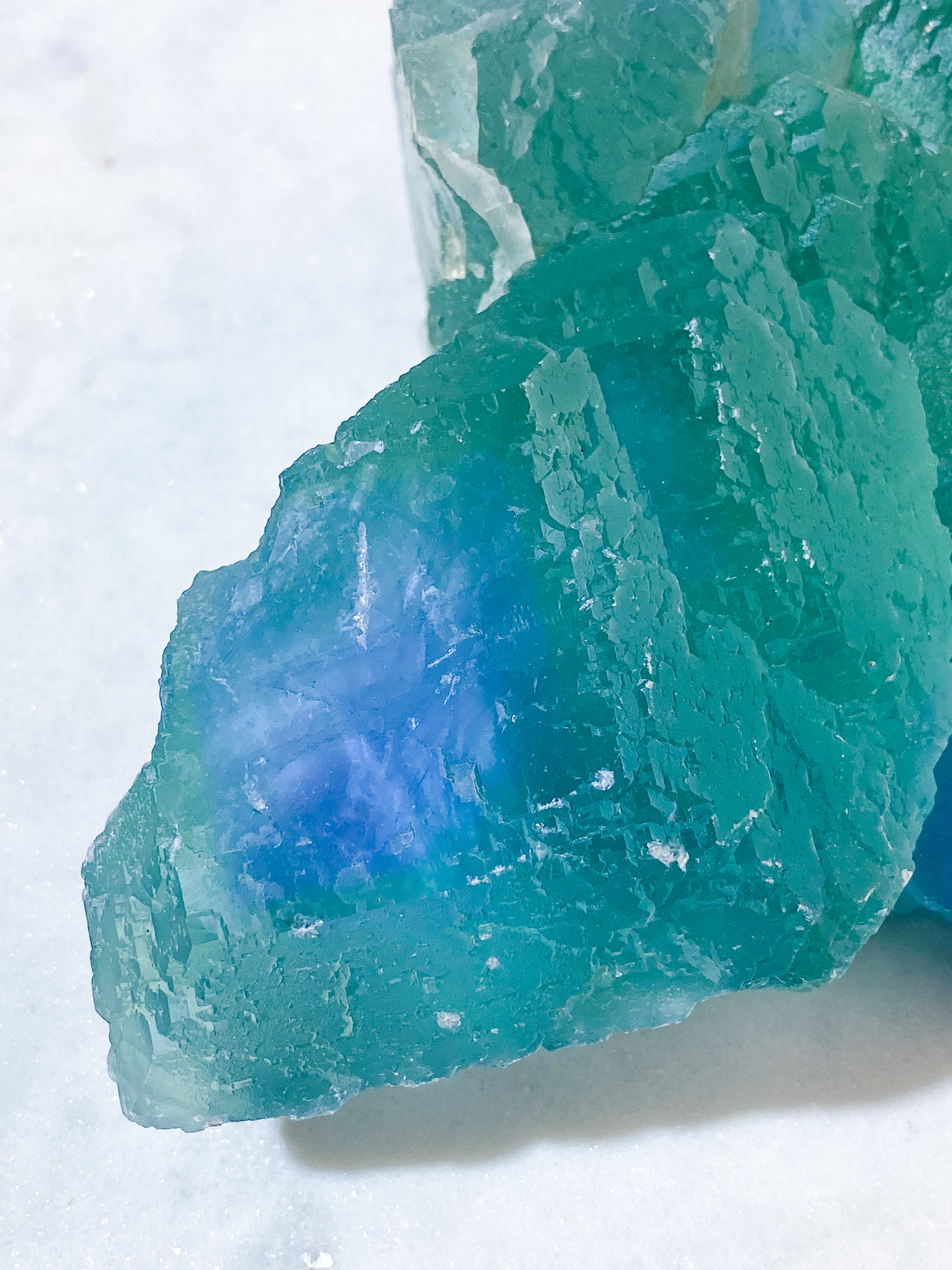 Kæmpe Blue Core Fluorit (Nr. 2)
