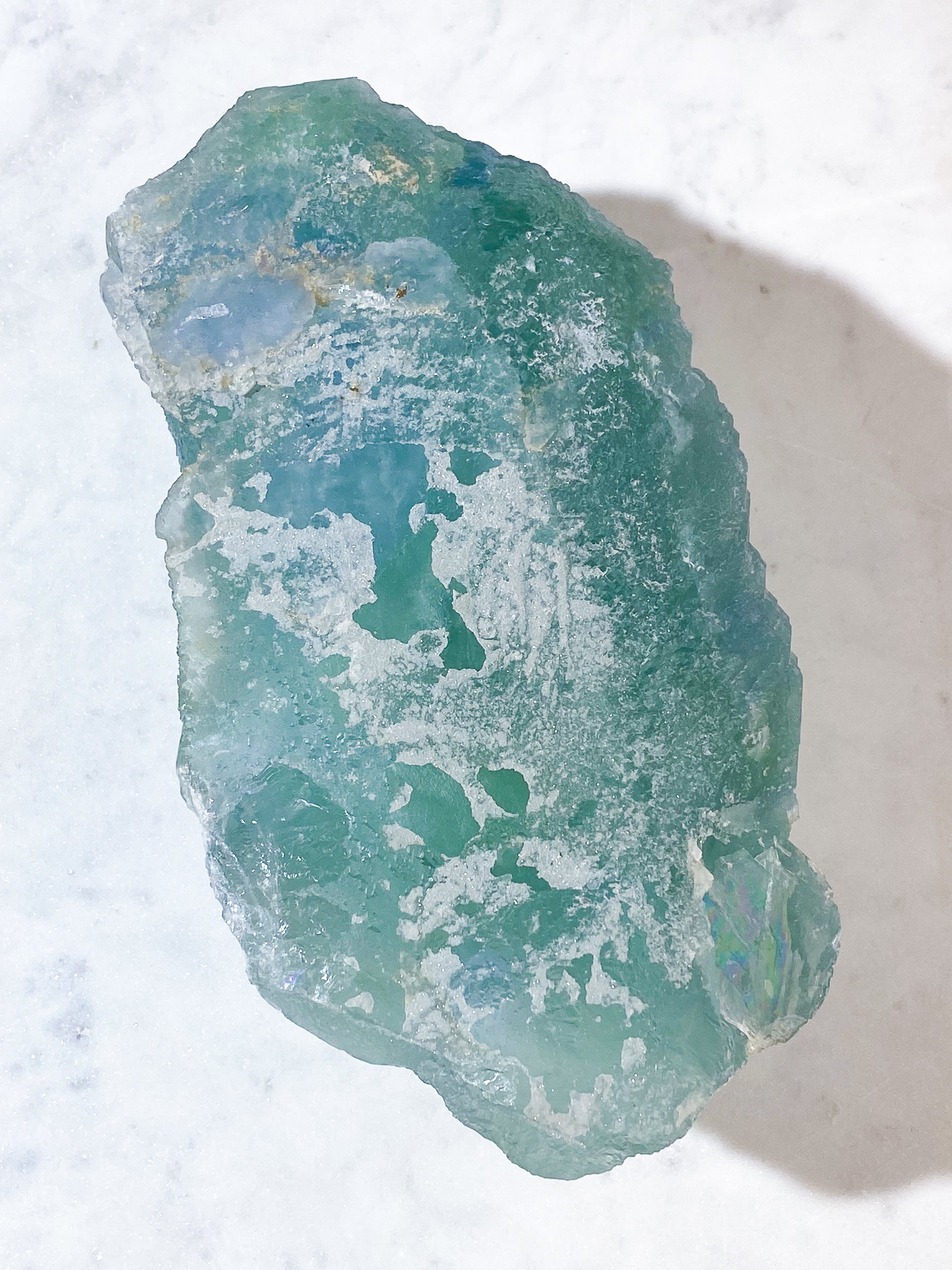 Kæmpe Blue Core Fluorit (Nr. 3)