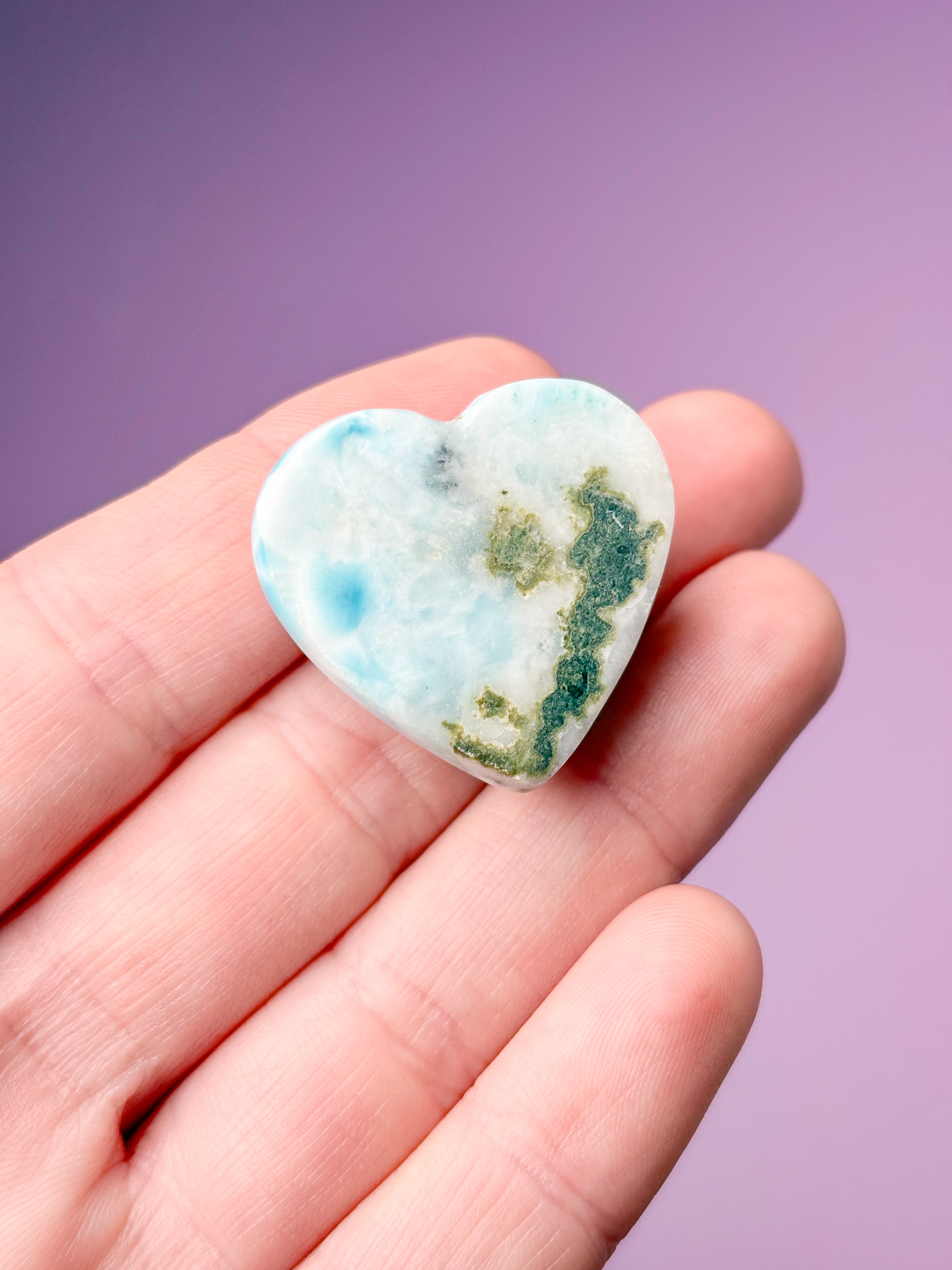 Larimar Heart (No. 9) Exclusive Quality