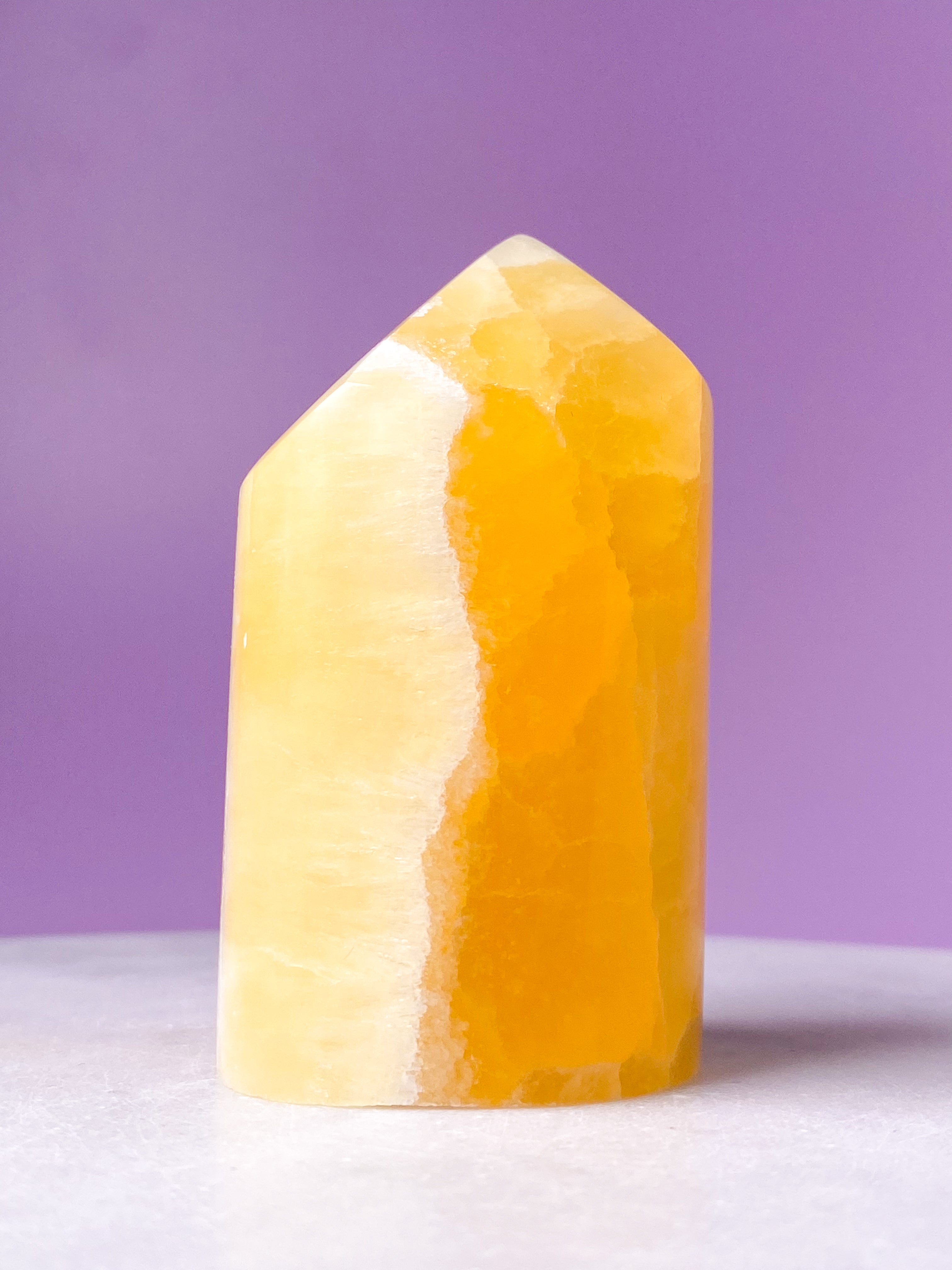 Honeycomb Calcit Tårn (Nr. 10)