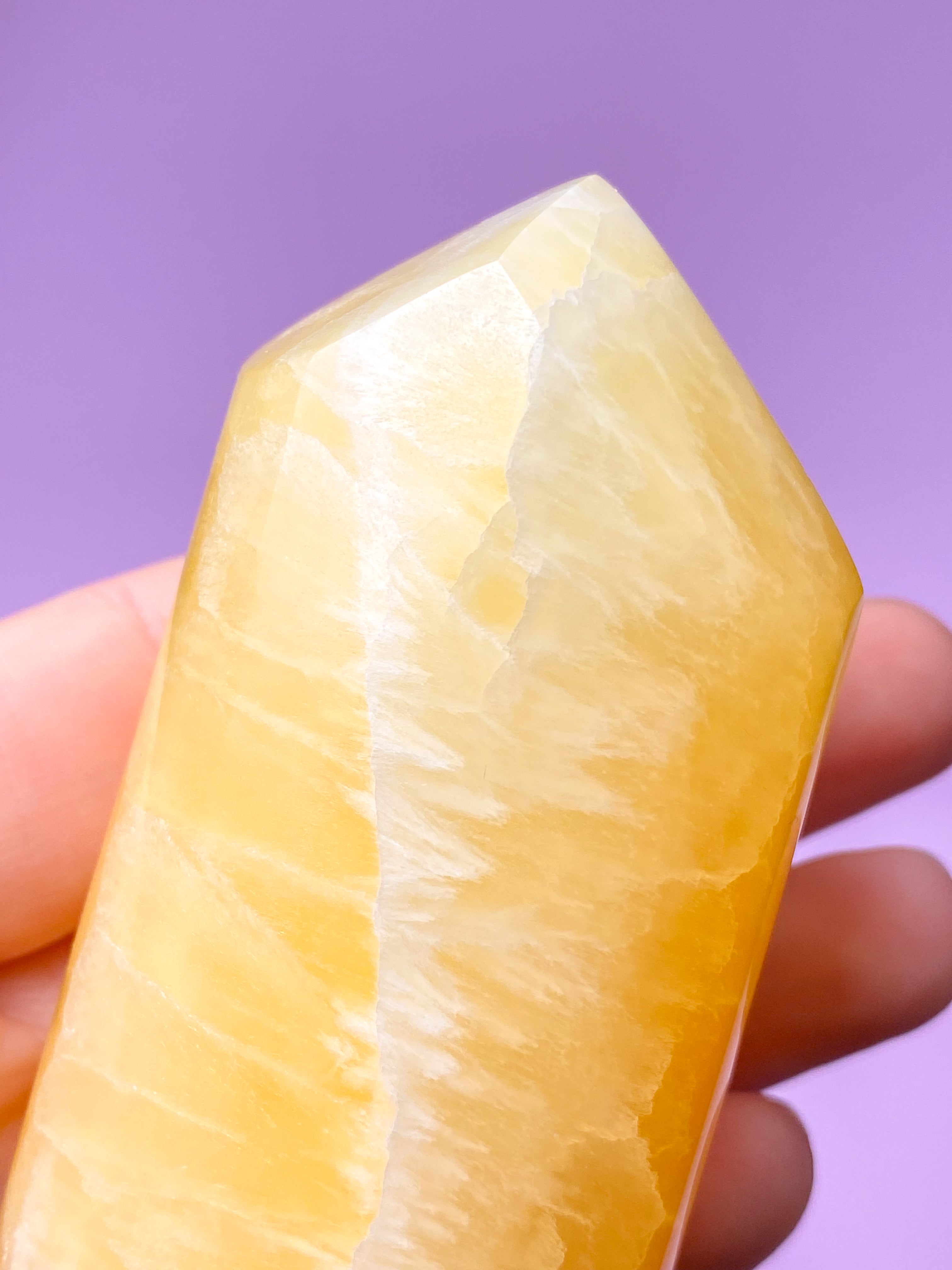 Honeycomb Calcit Tårn (Nr. 10)