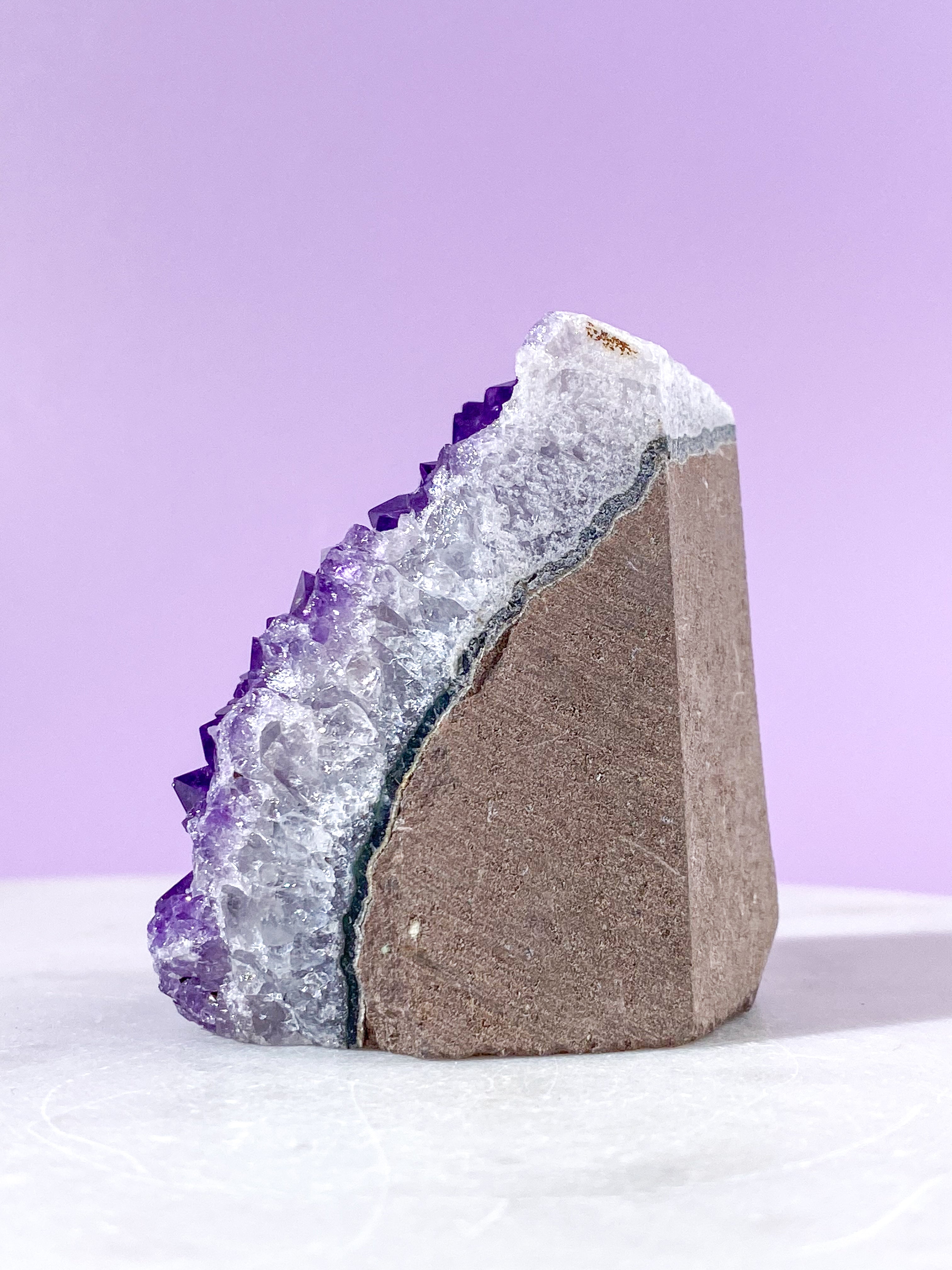 Stående Ametyst Klynge (Nr. 57)