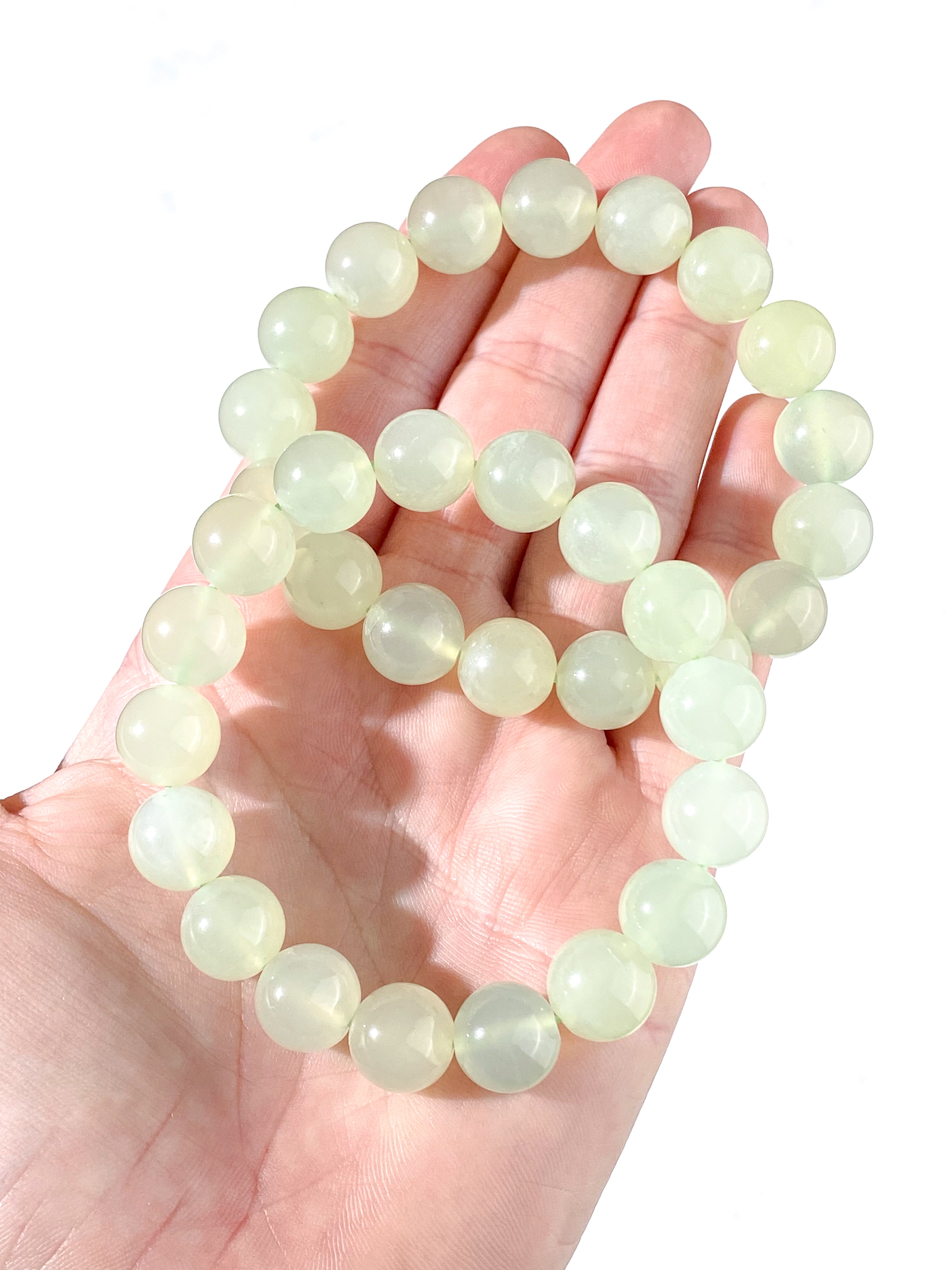 Chunky Jade Armbånd (12 mm)