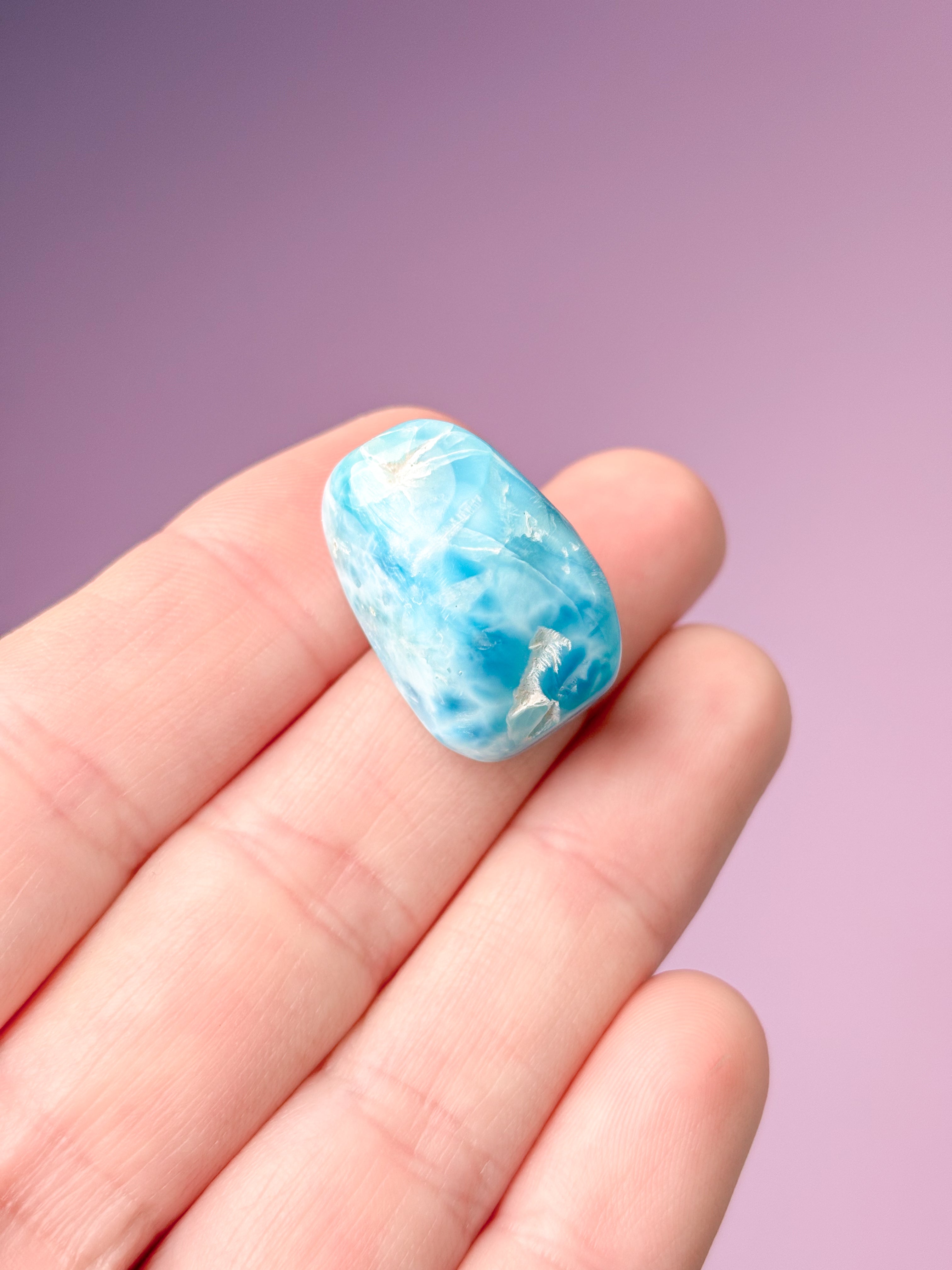 Larimar Lommesten Poleret (Nr. 48) Eksklusiv Kvalitet