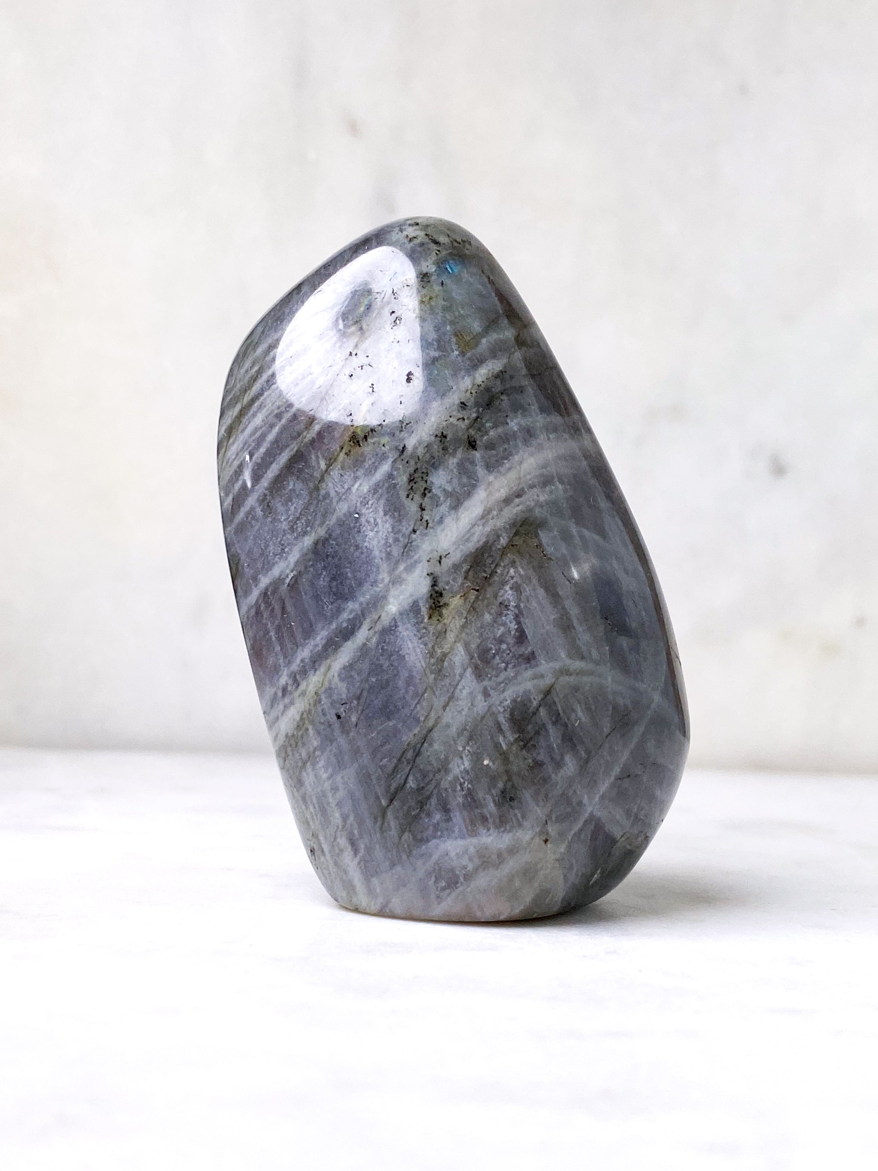 Guld labradorite hjärta