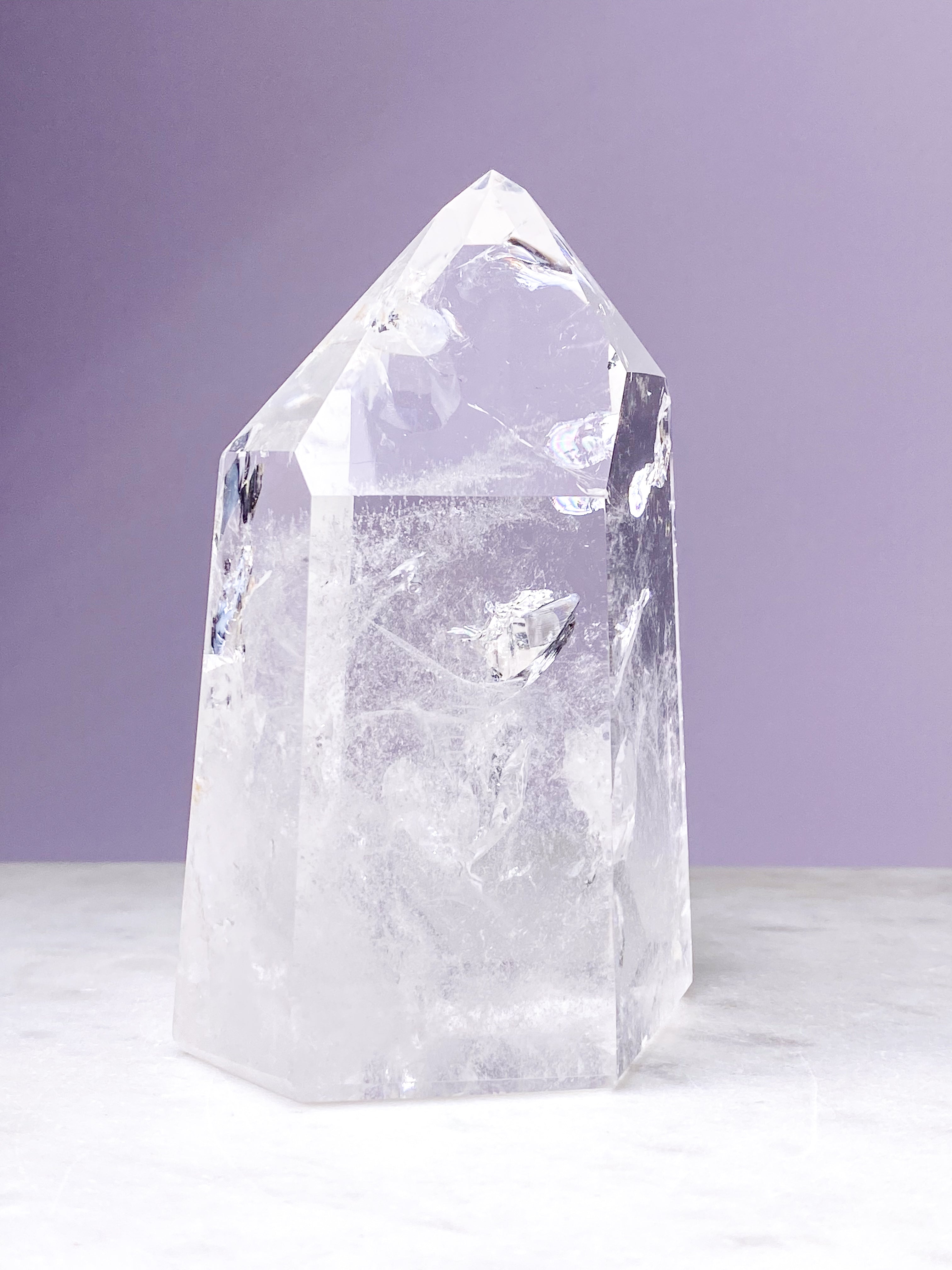 Jättestorn av bergkristall (nr 3) Exklusiv kvalitet