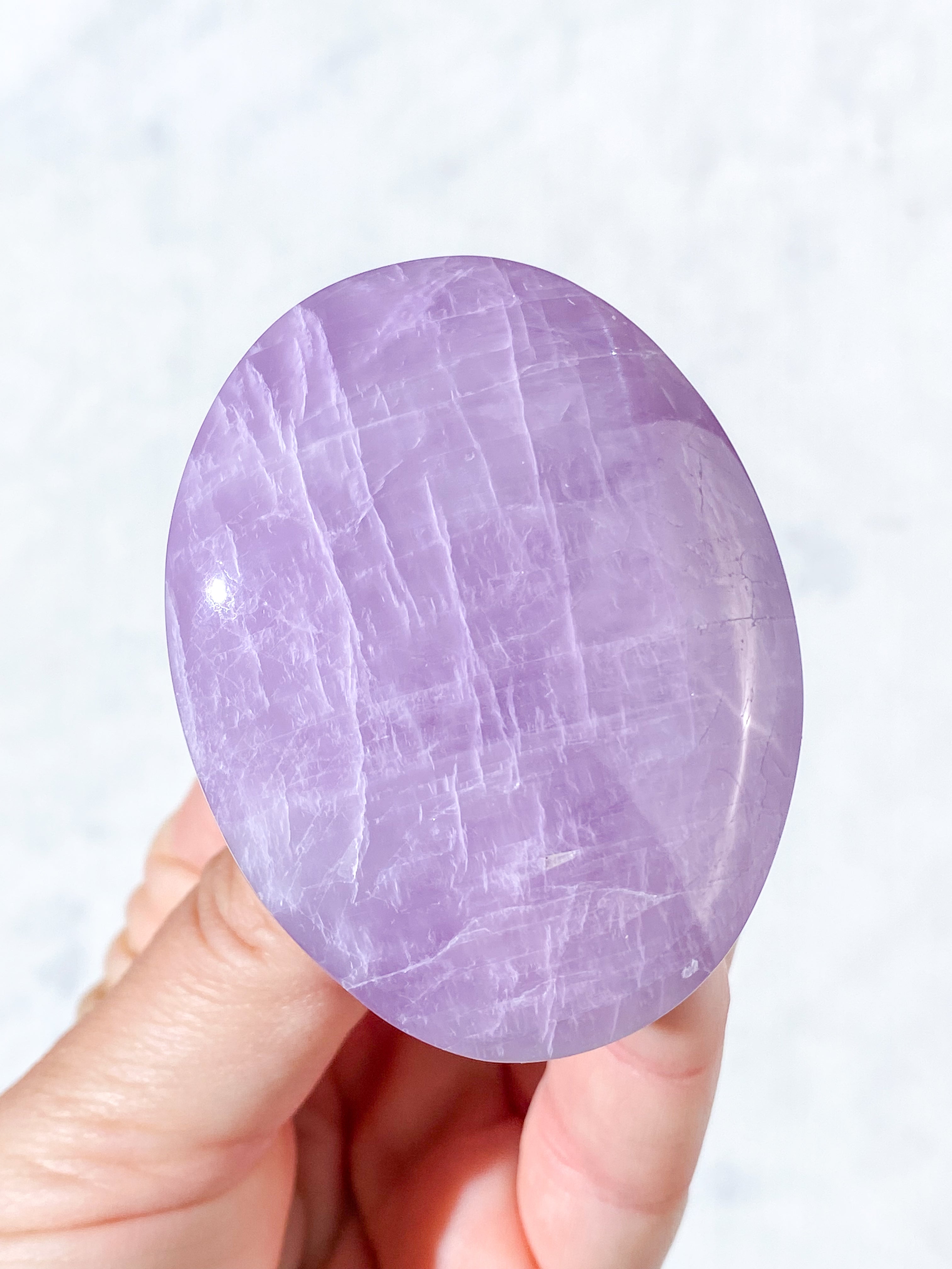 Kunzit Palmstone (Nr. 5) Eksklusiv