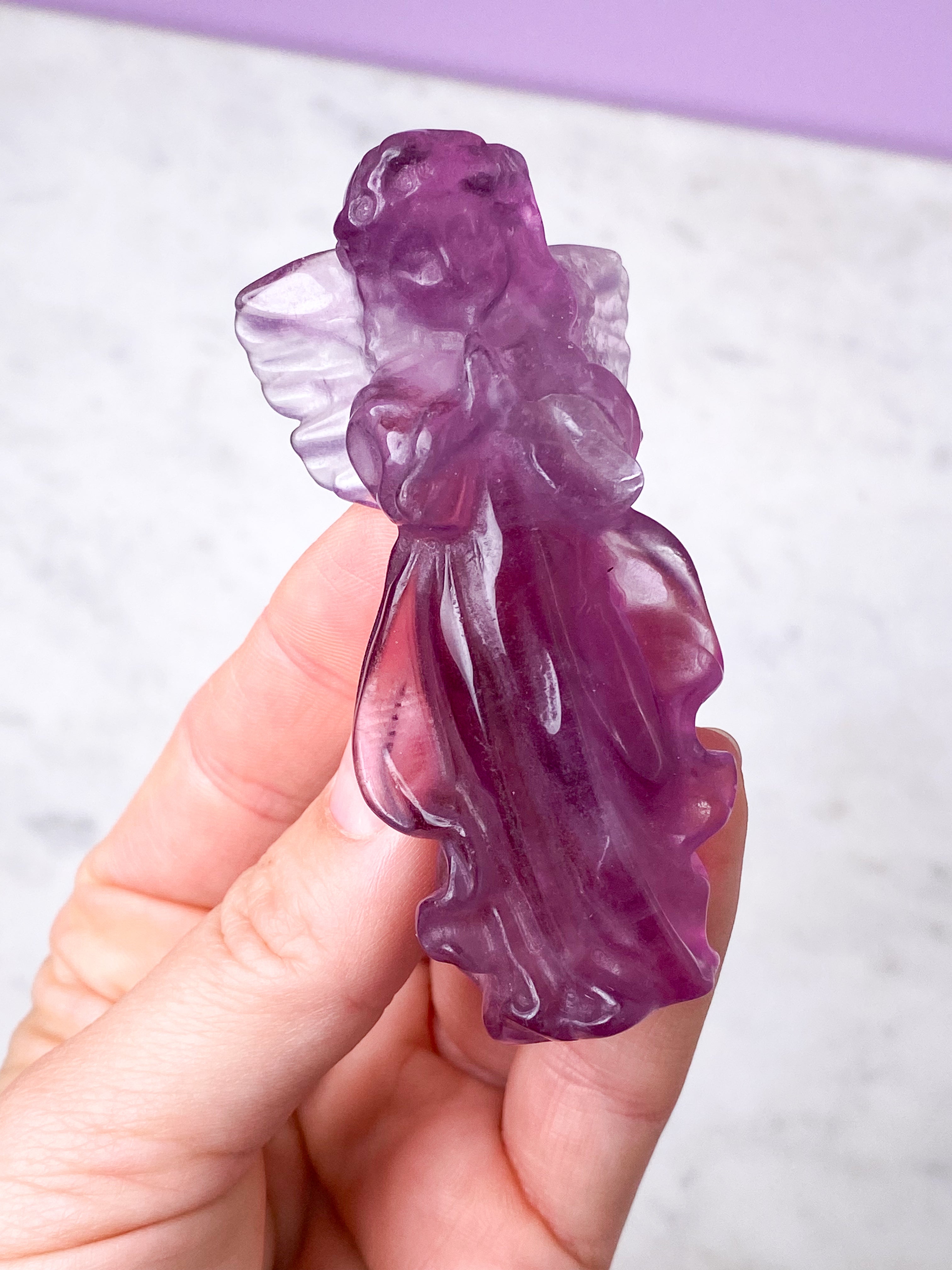 Burgundy Fluorite Tower