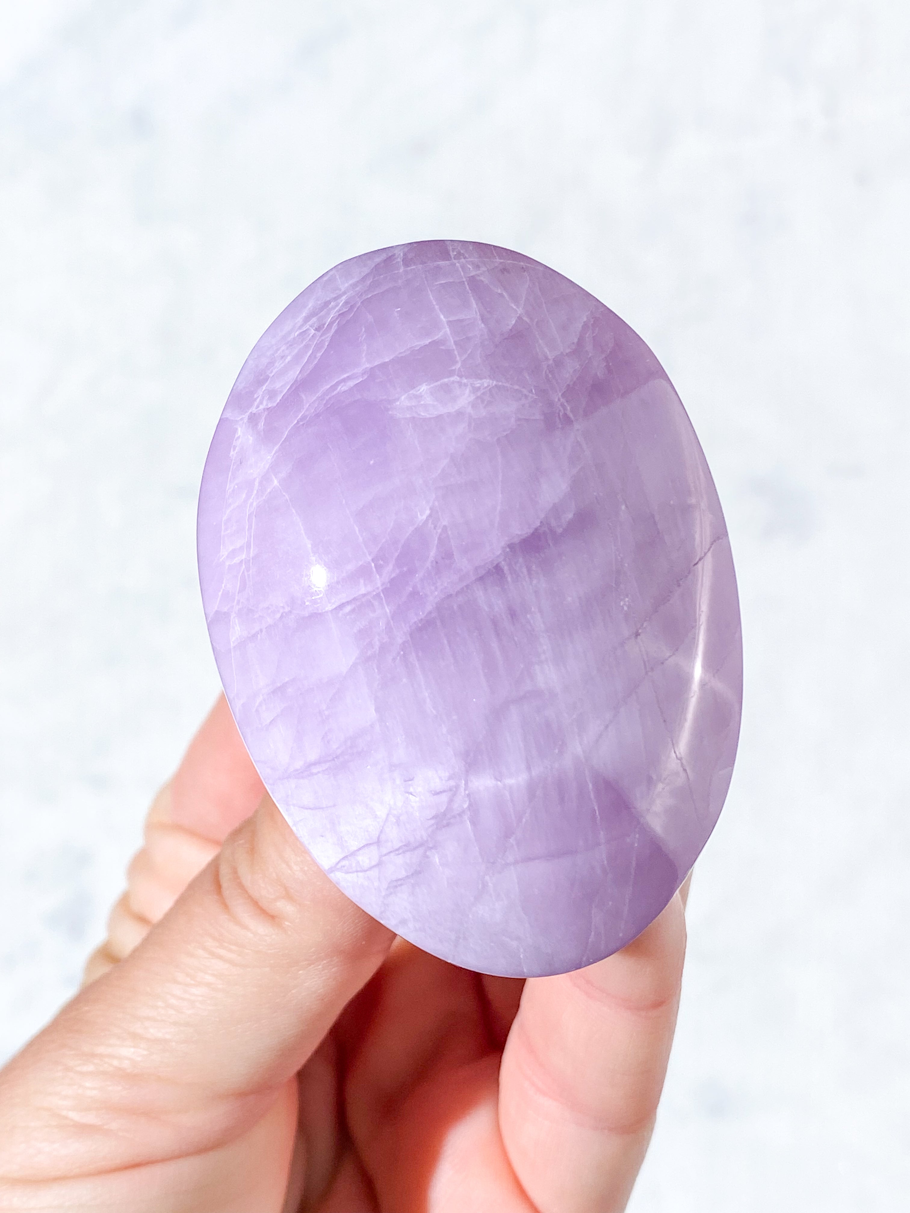 Kunzit Palmstone (Nr. 8) Eksklusiv