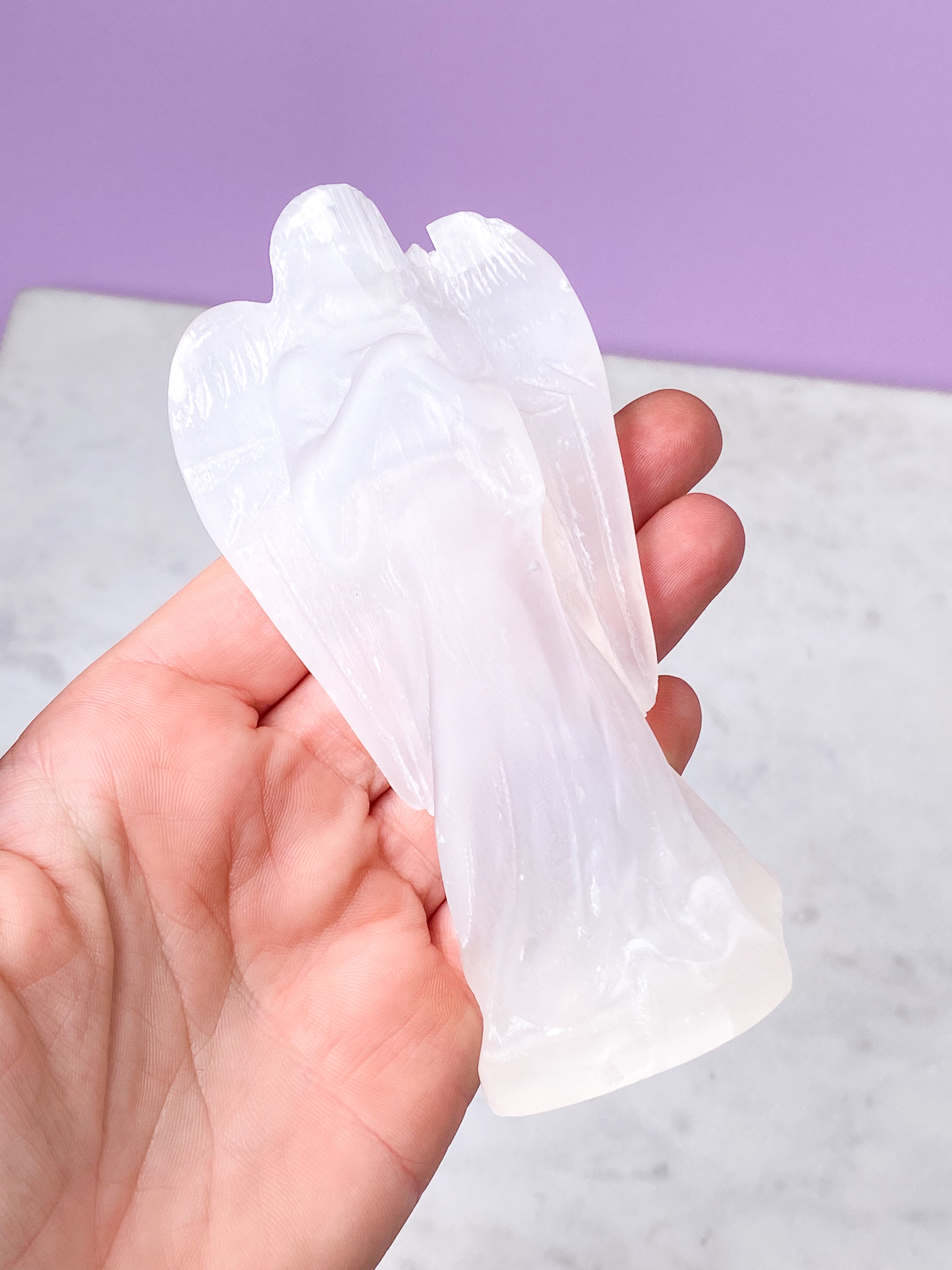 Selenite Angel (No. 1)