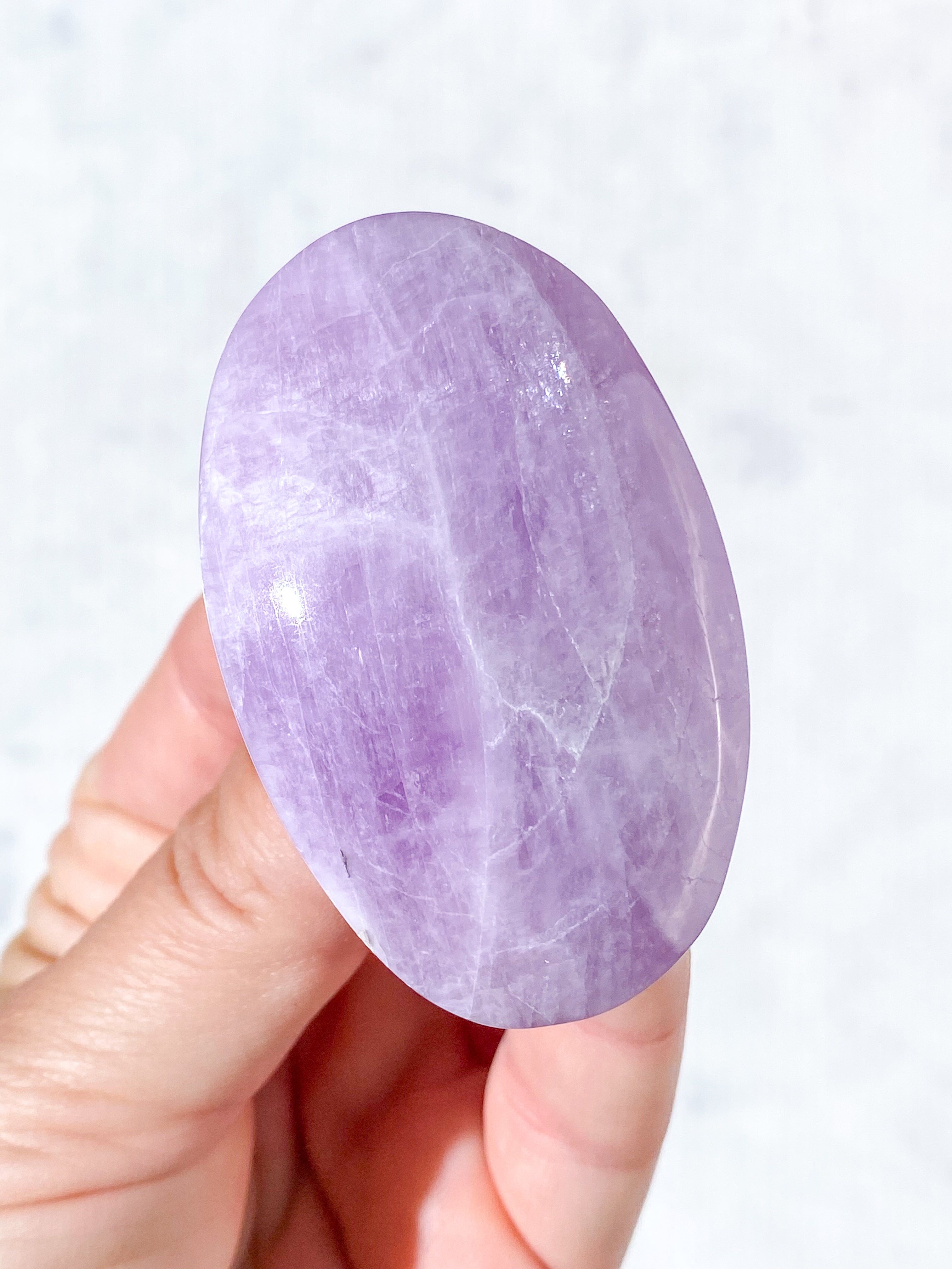 Kunzit Palmstone (Nr. 19) Eksklusiv