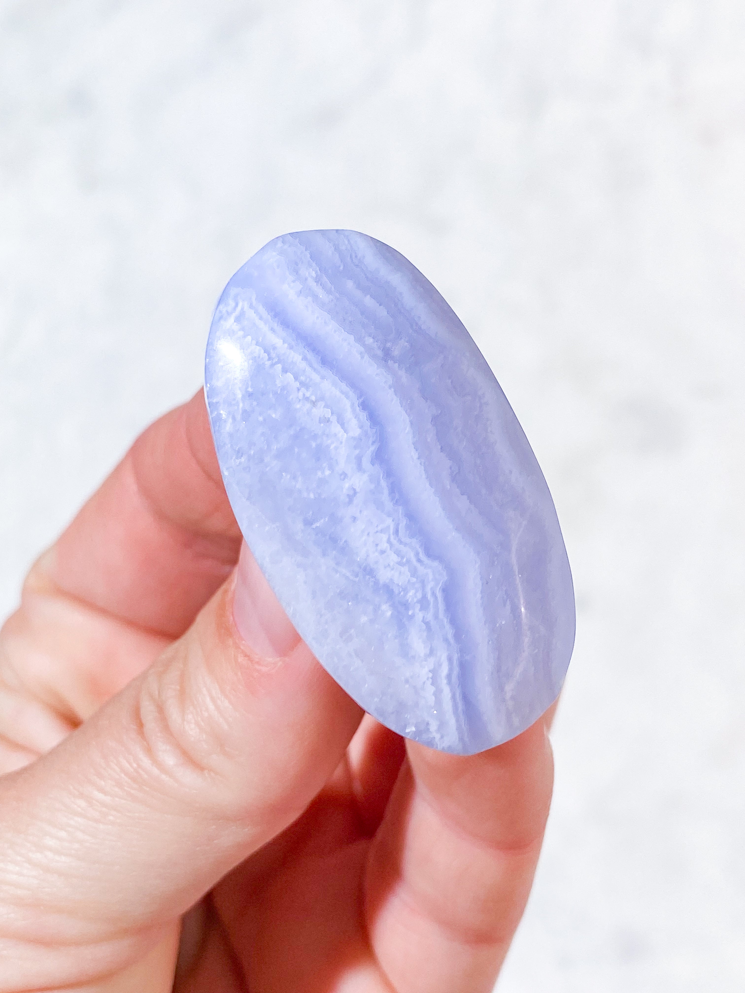 Blond Agat Palmstone (Nr. 21) Liten