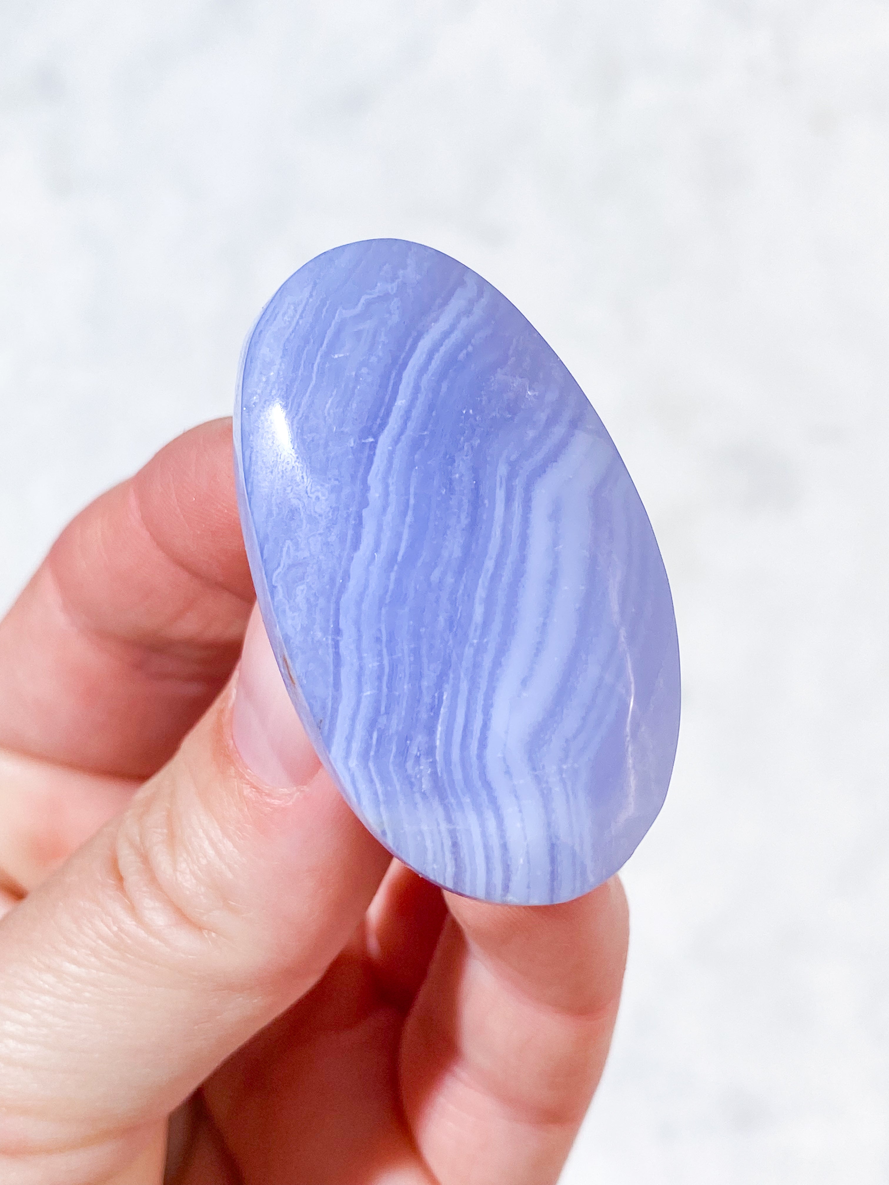 Blond Agat Palmstone (Nr. 23) Liten