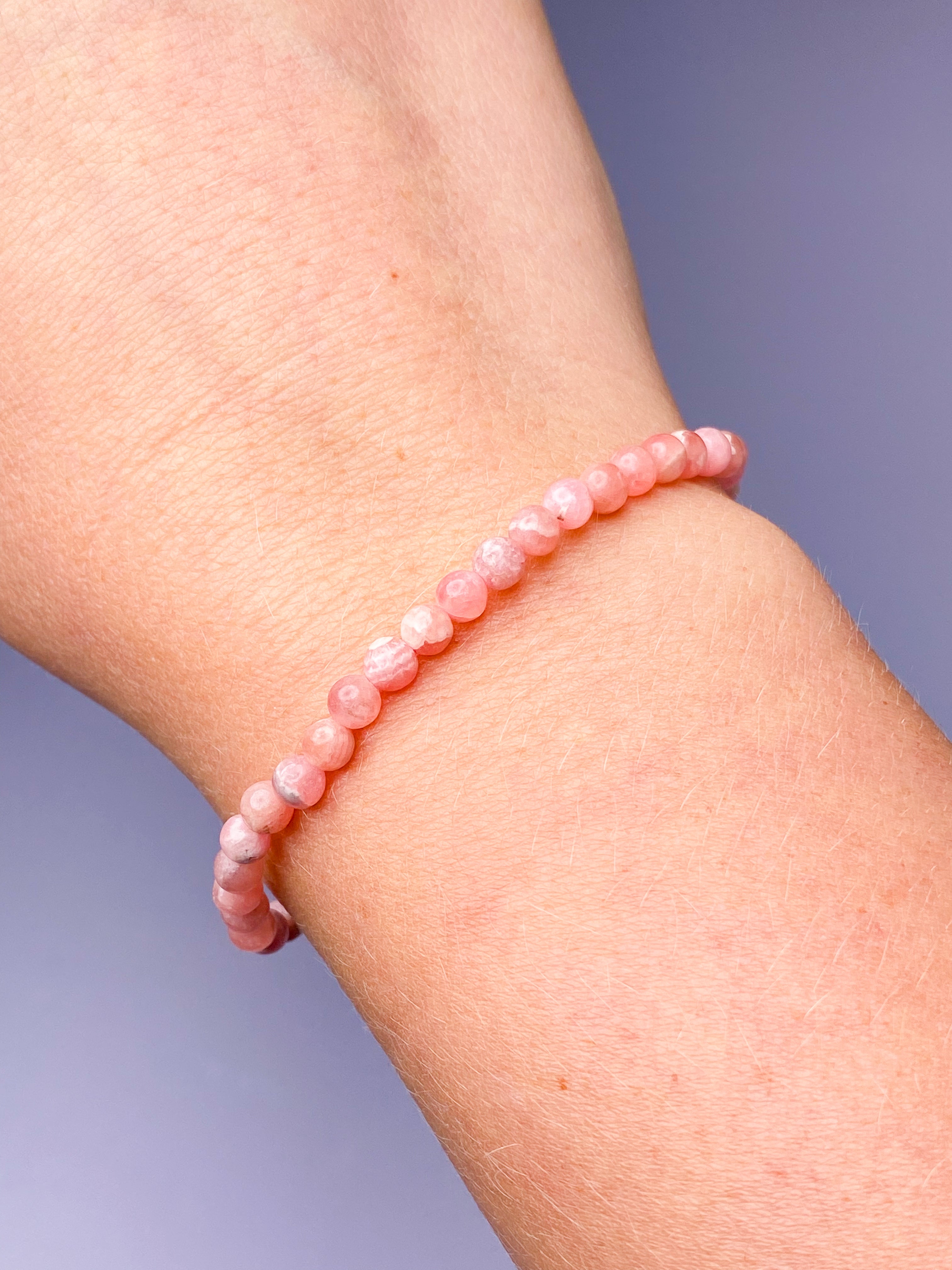 Rhodochrosit Armbånd