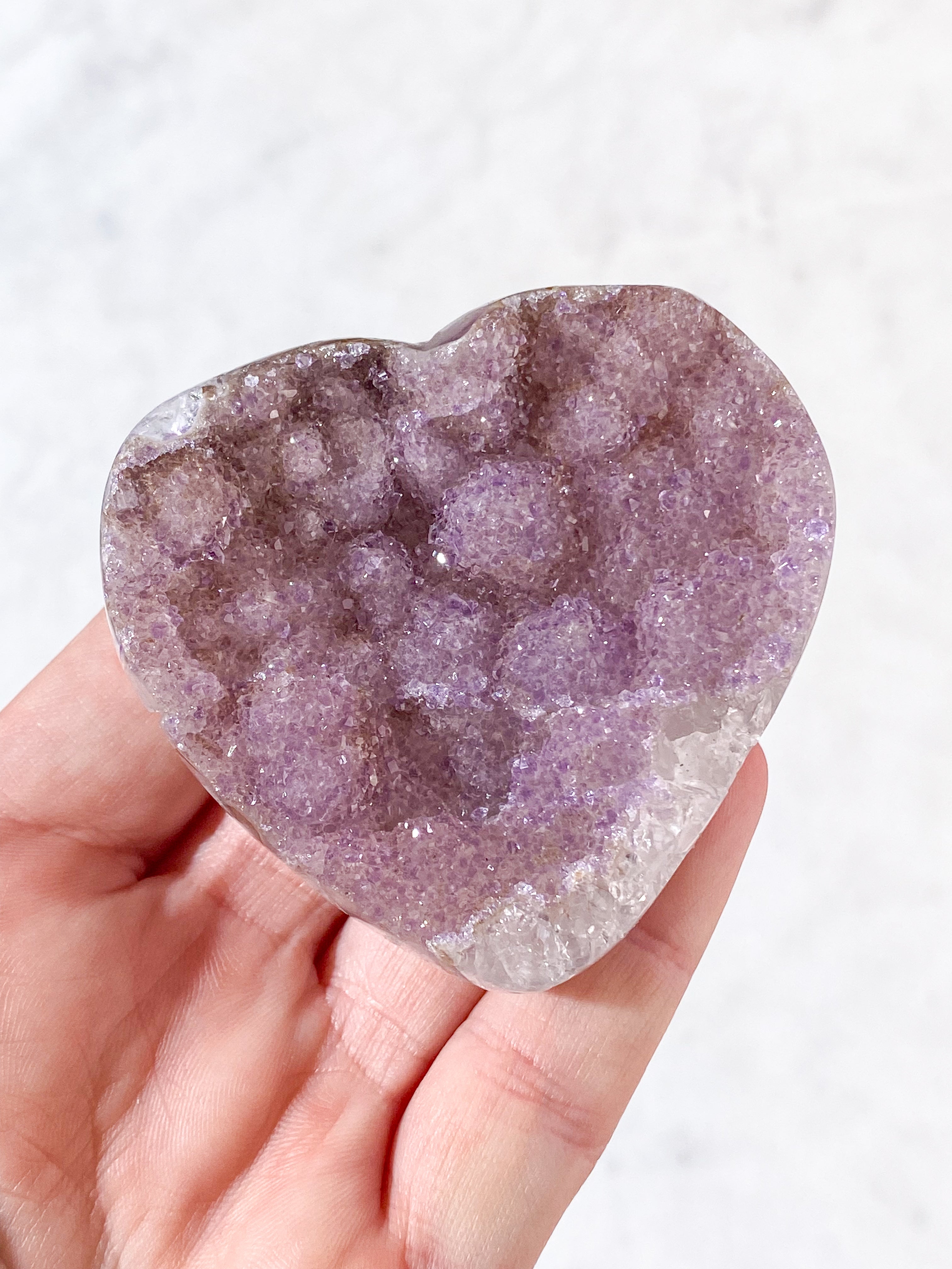 Sugar Ametyst Hjerte (Nr. 5)