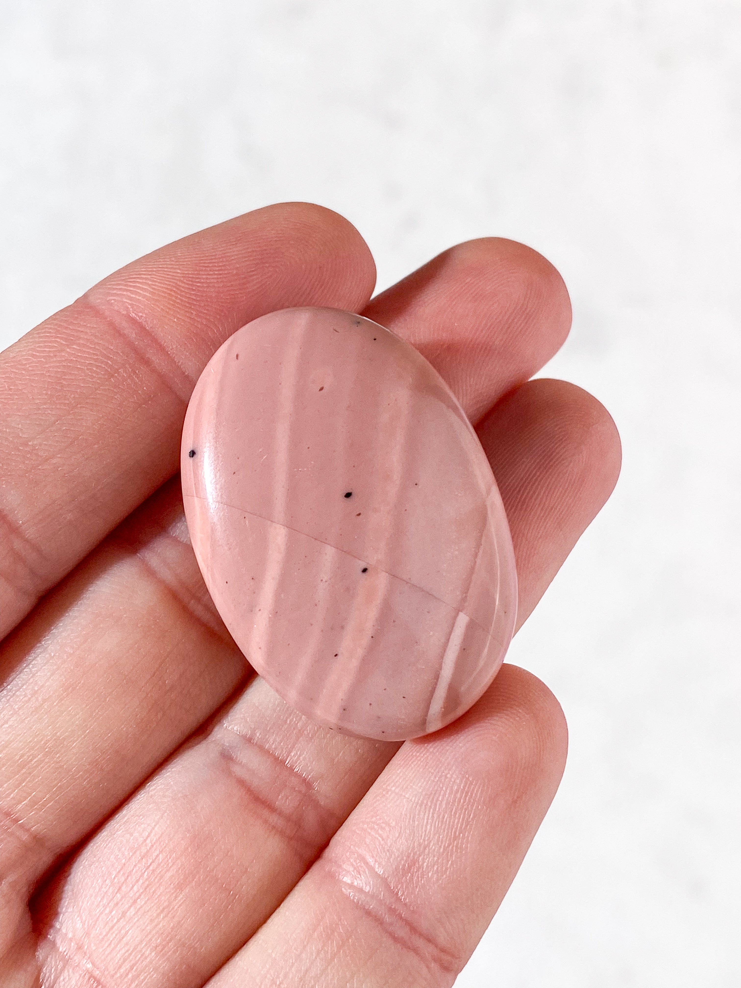 Pink Opal Palmstone (Nr. 1) fra Australien