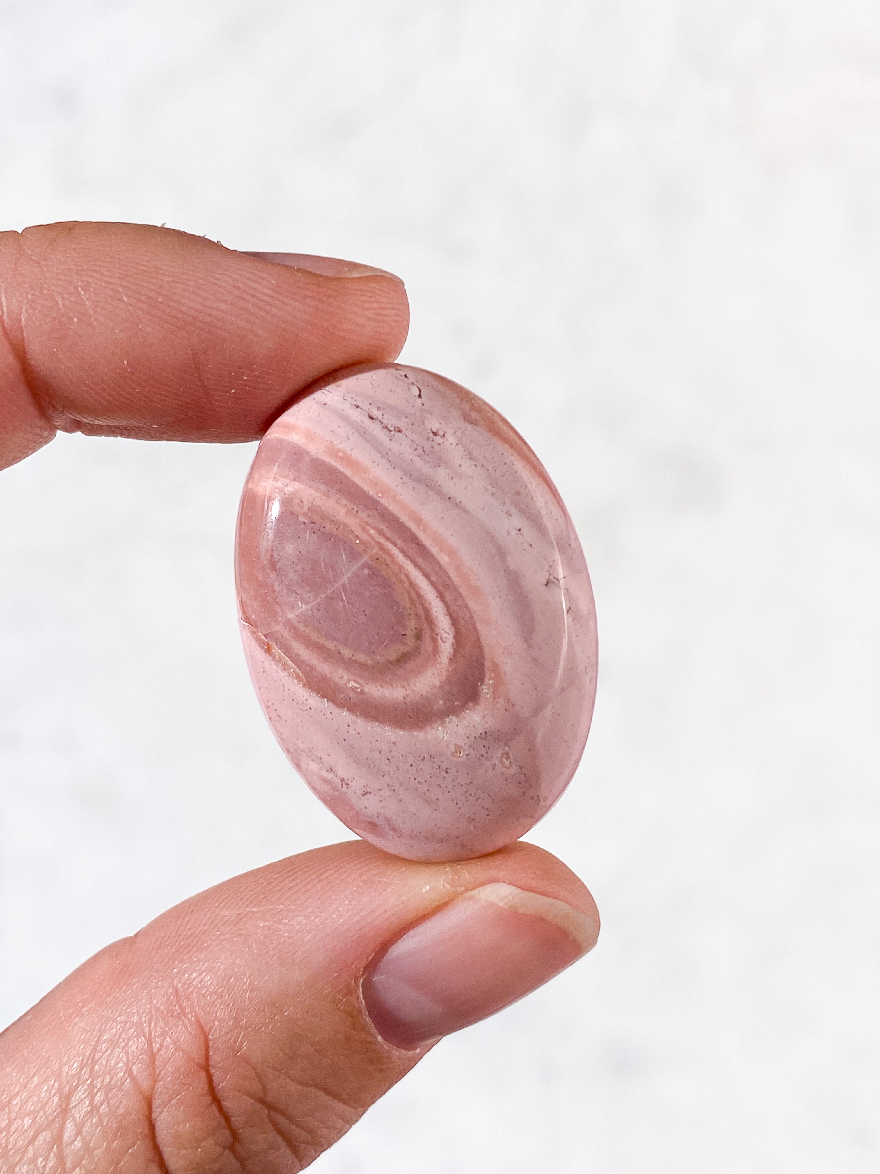 Pink Opal Palmstone (Nr. 5) fra Australien