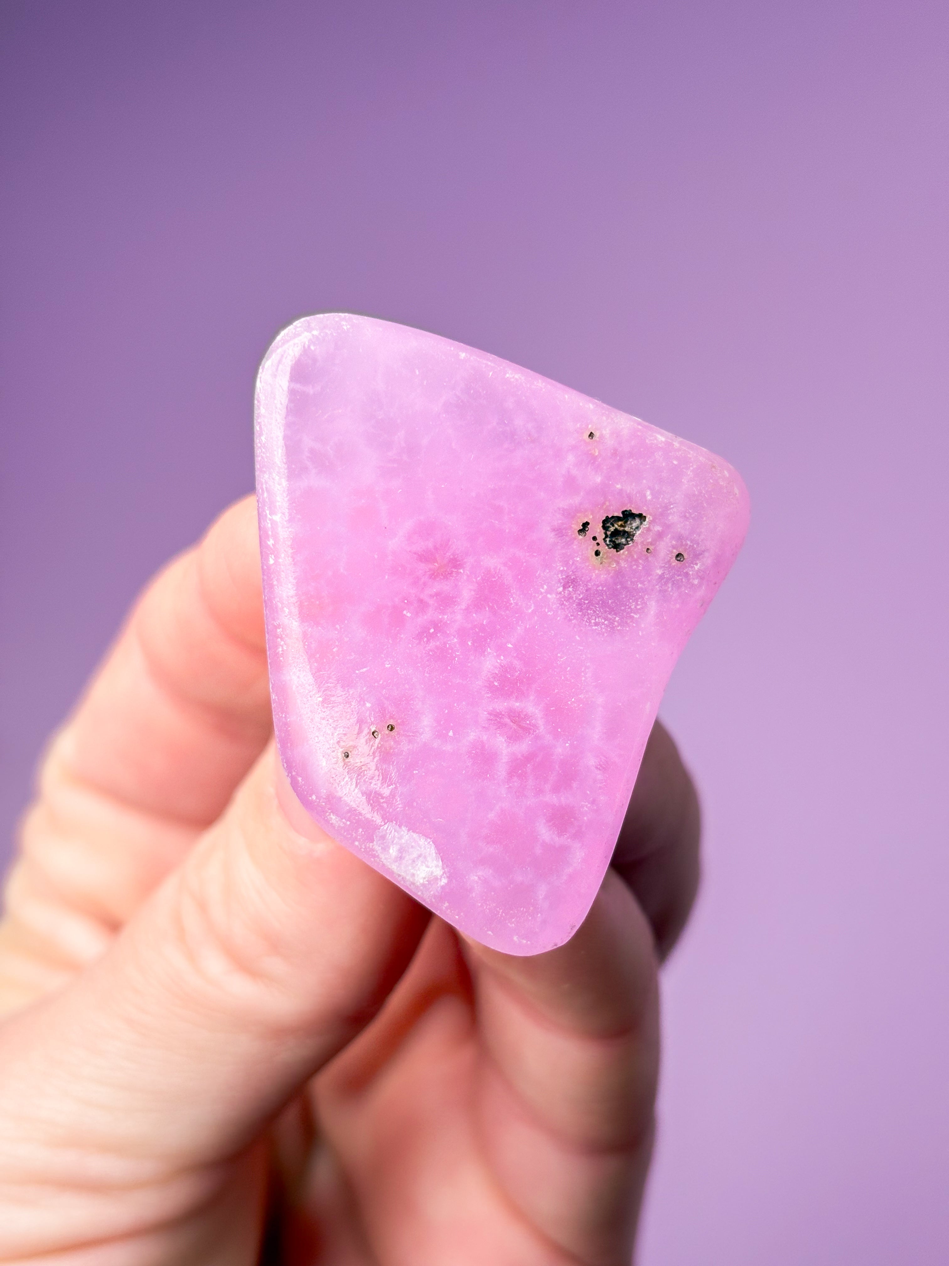 Rosa Aragonit Friform (Nr 8)