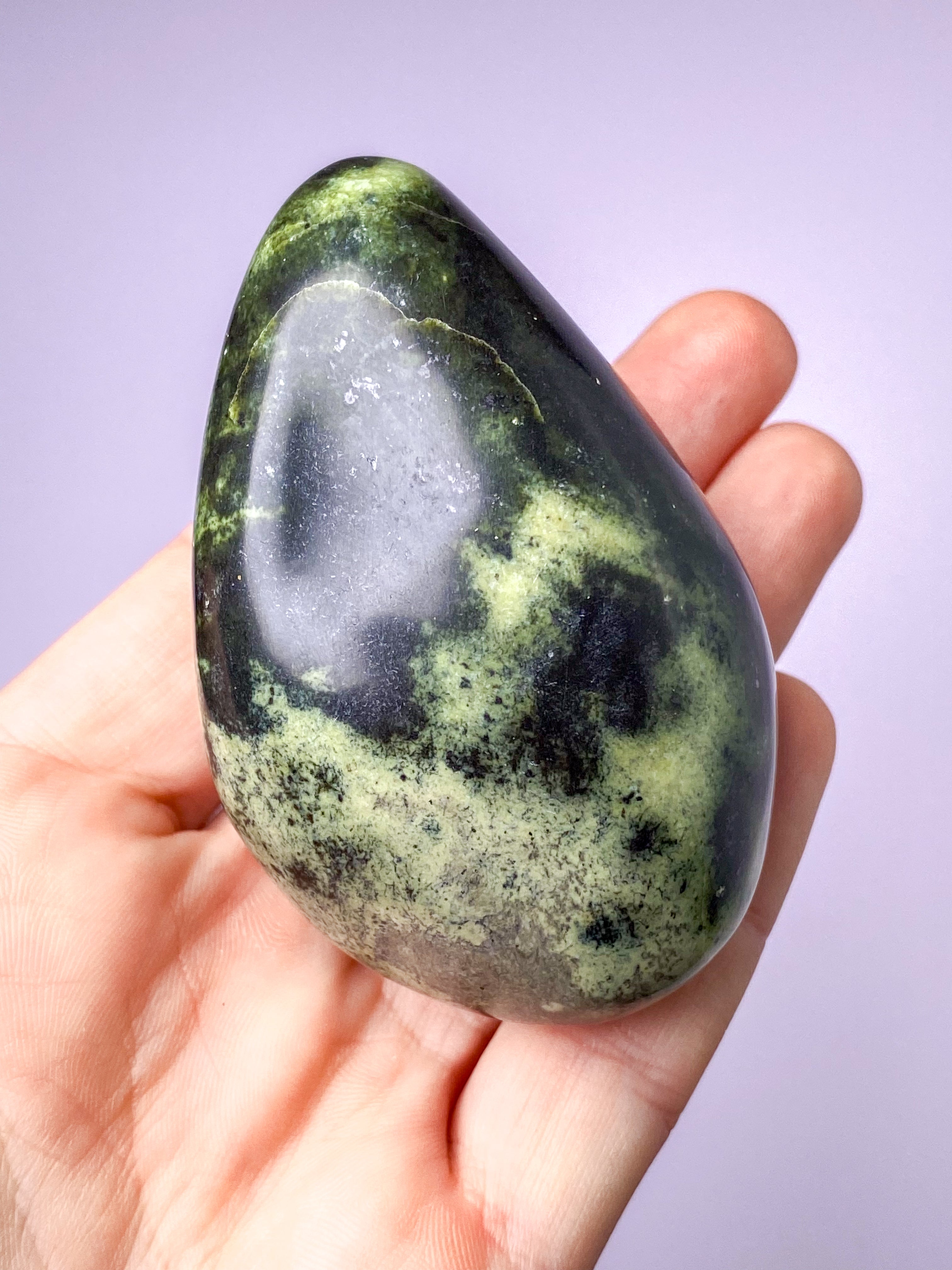 Leopard Serpentin Palmstone (Nr. 15)