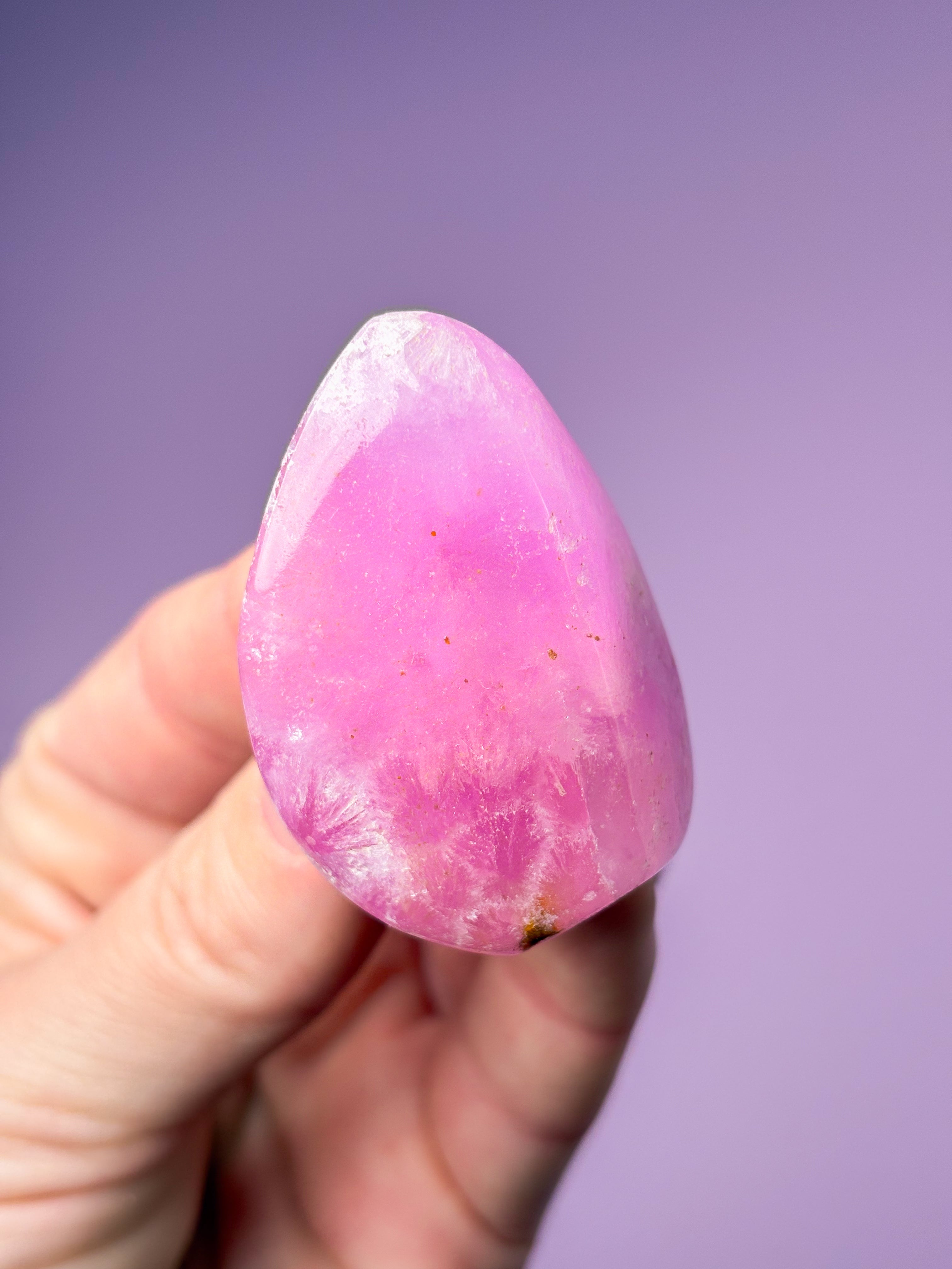 Rosa Aragonit Friform (Nr 10)