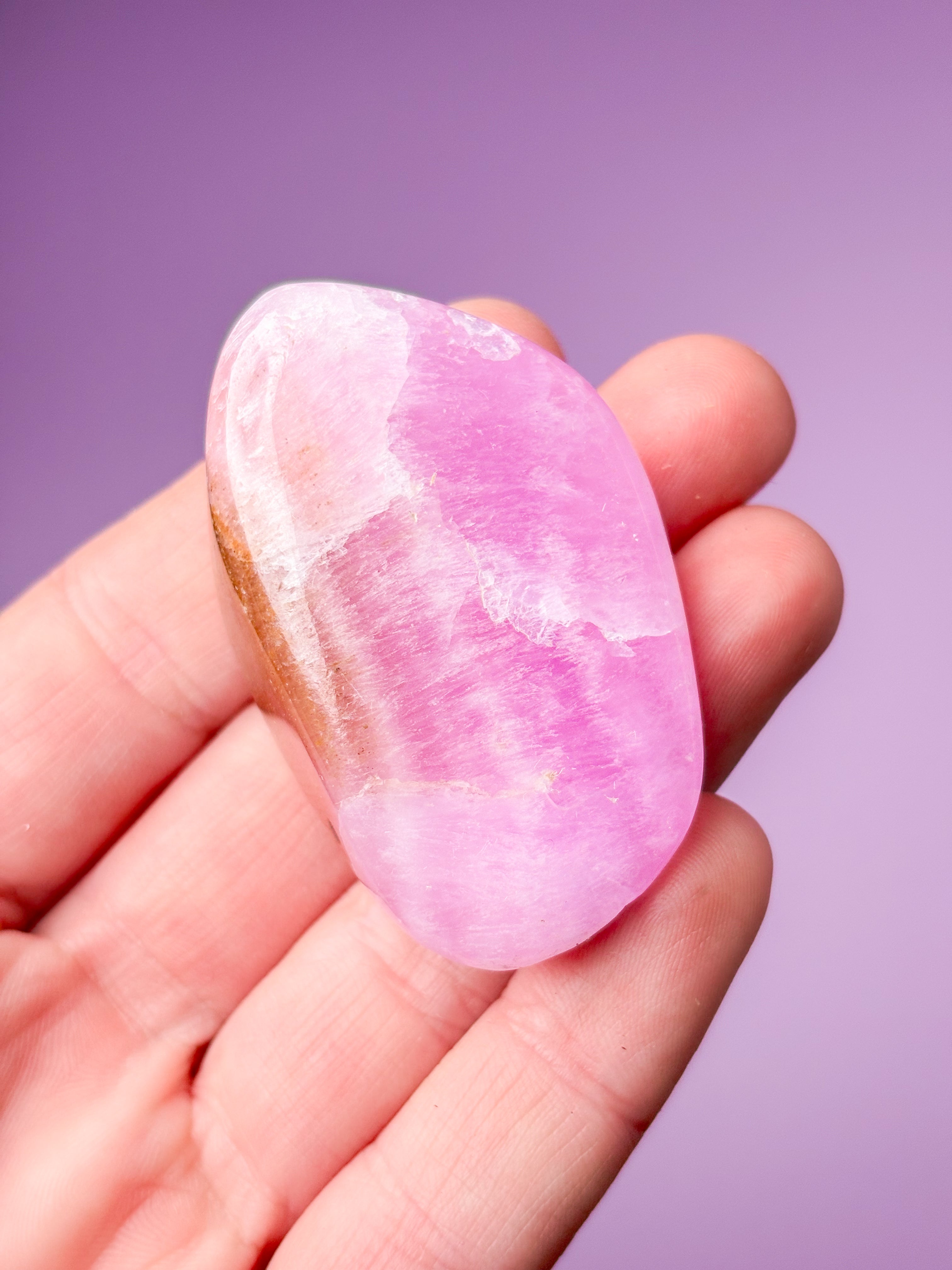 Rosa Aragonit Friform (Nr 20)