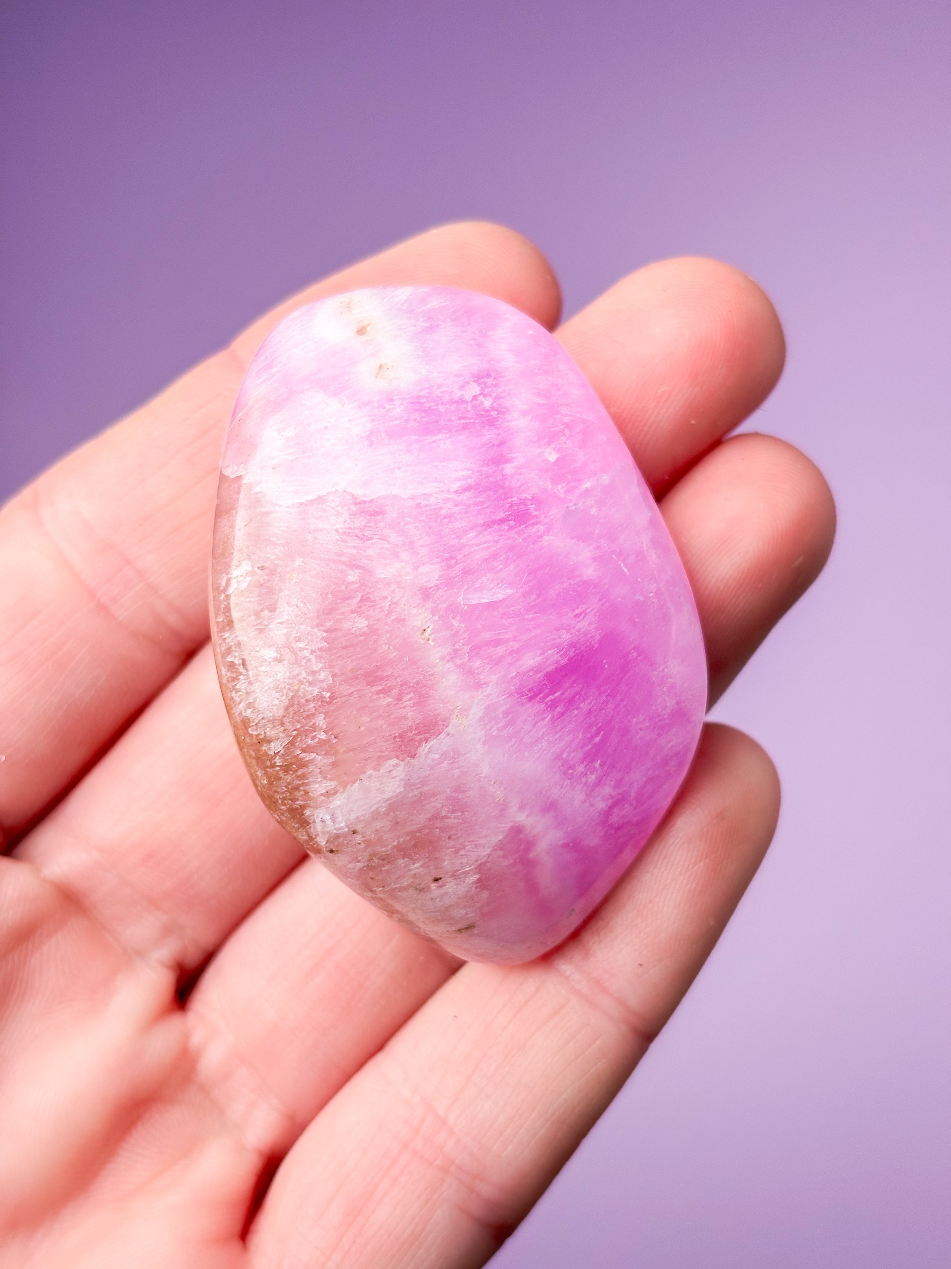 Rosa Aragonit Friform (Nr 20)