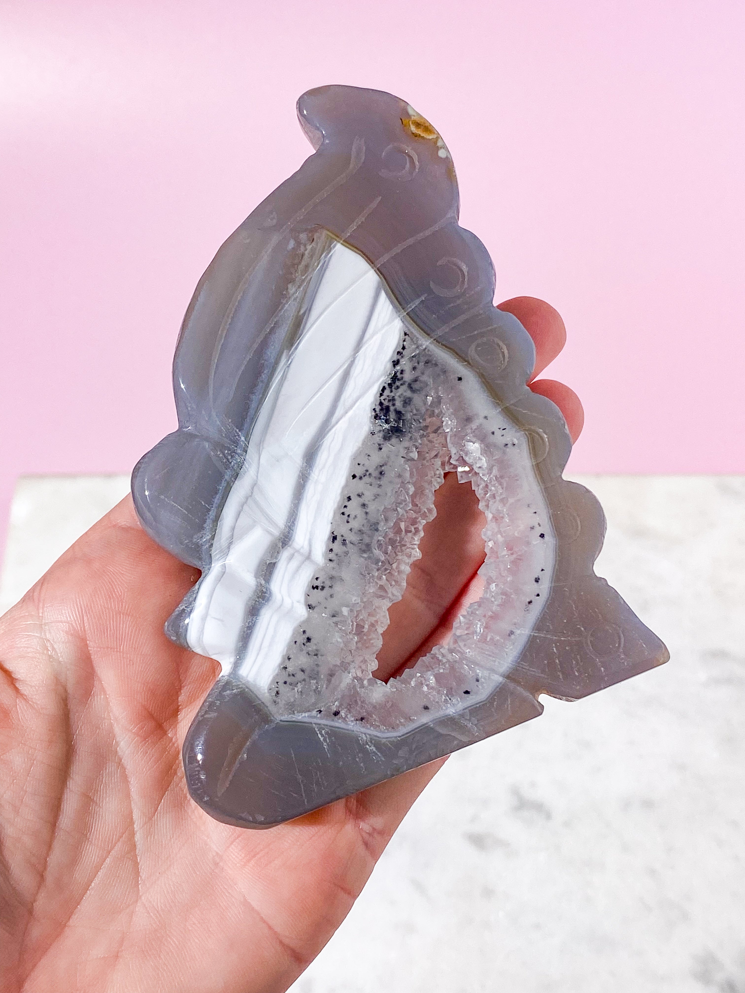Druzy Agat Fe (Nr. 5)