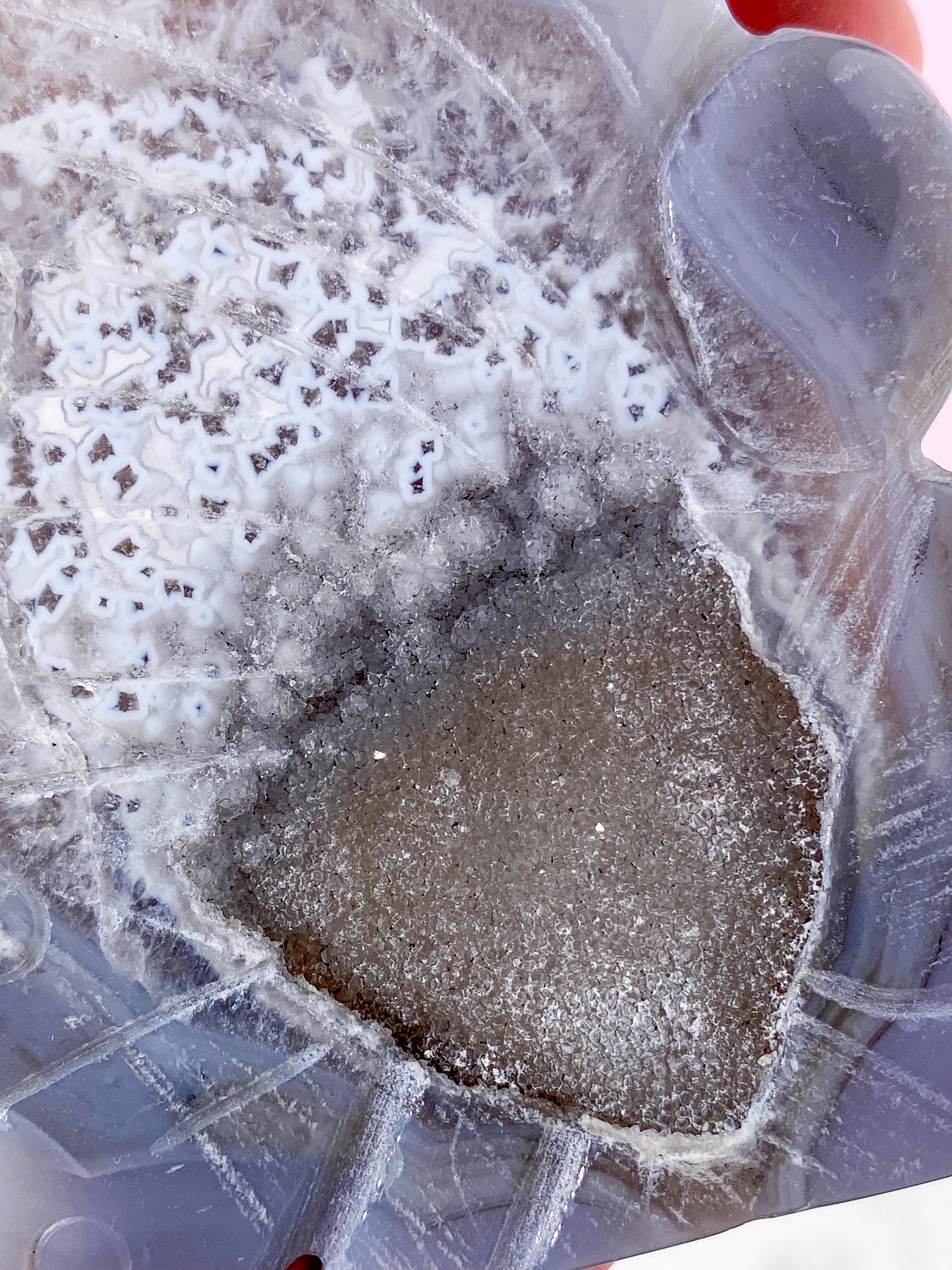 Druzy Agat Fe (Nr. 6)