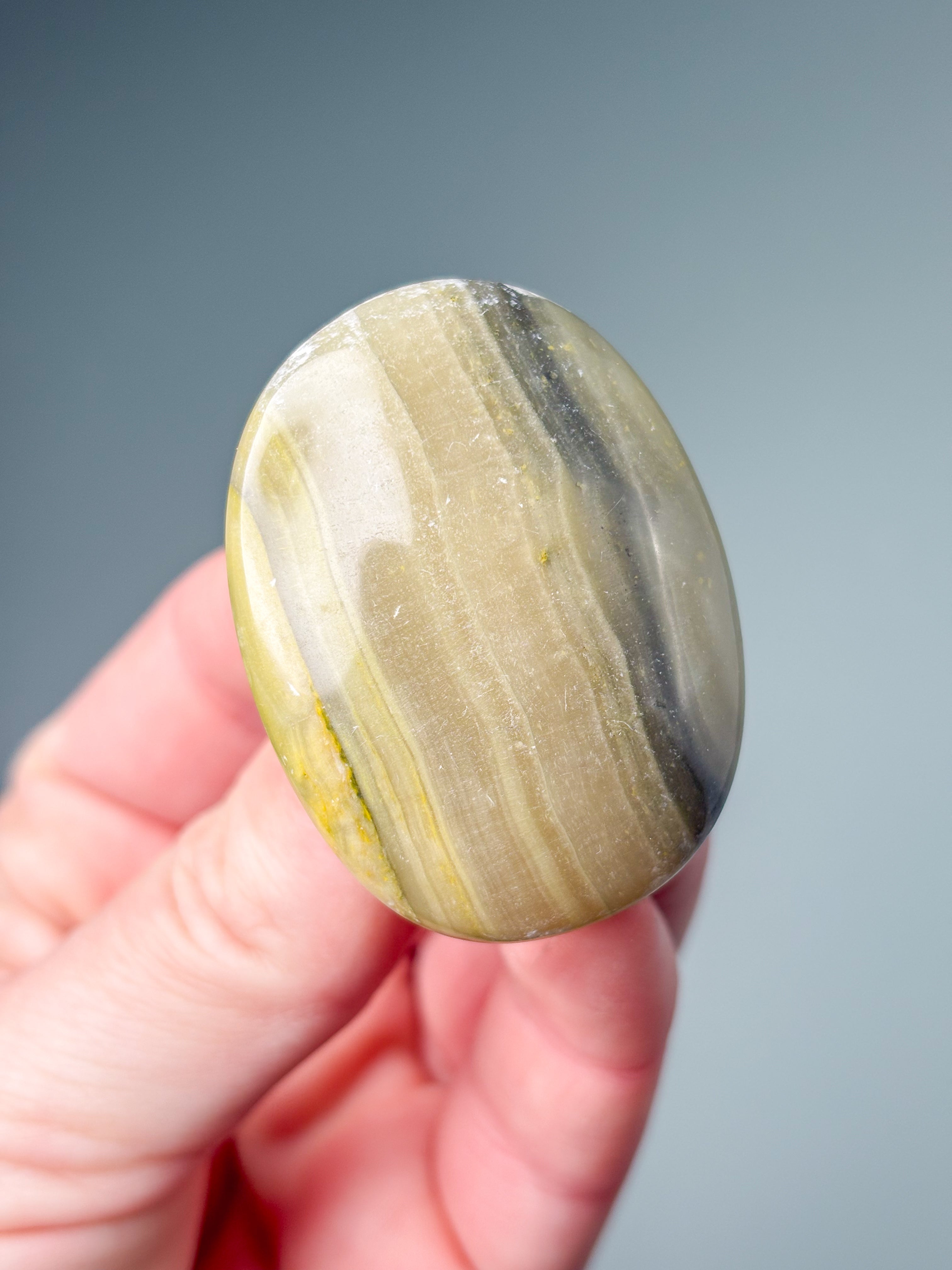 Bumble Bee Calcit Palmstone (Nr. 15)