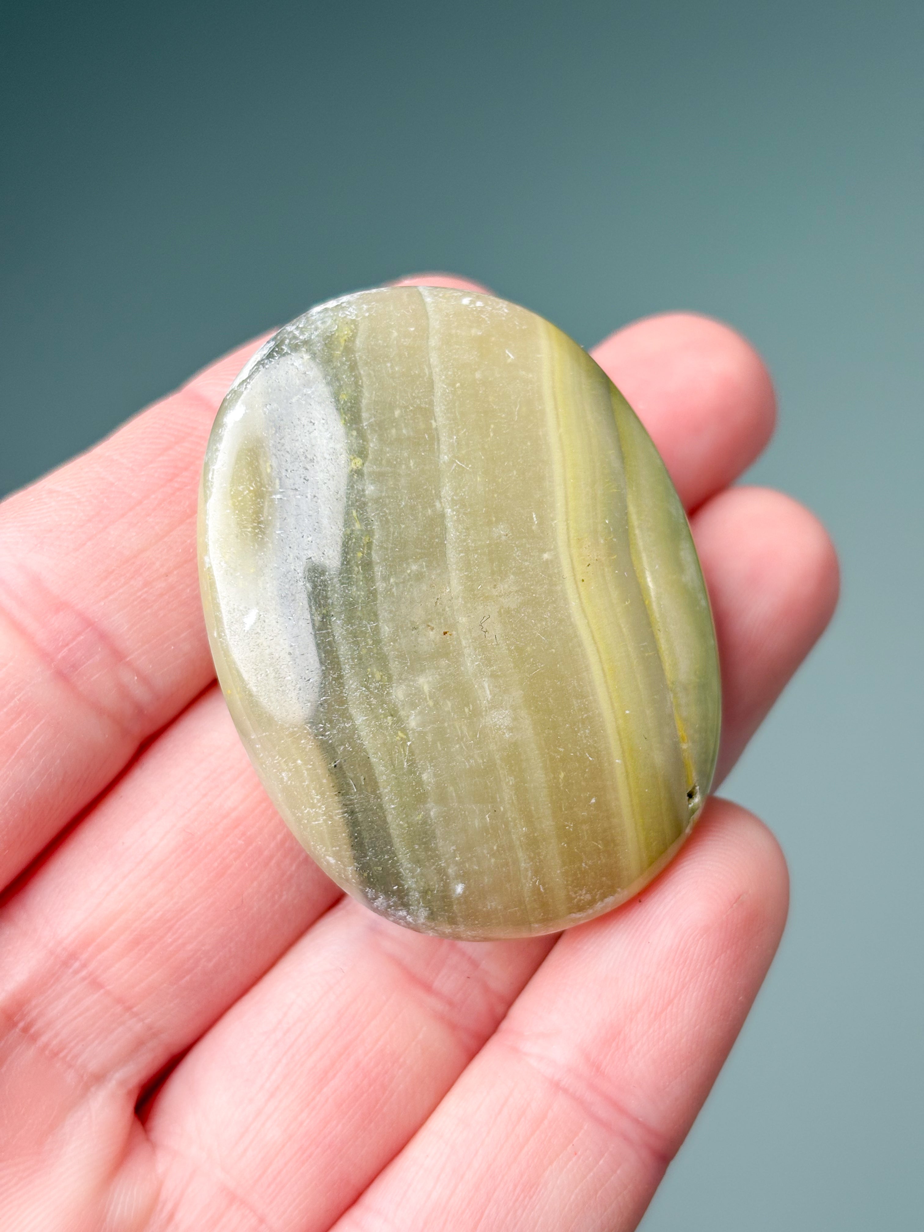 Bumble Bee Calcit Palmstone (Nr. 15)