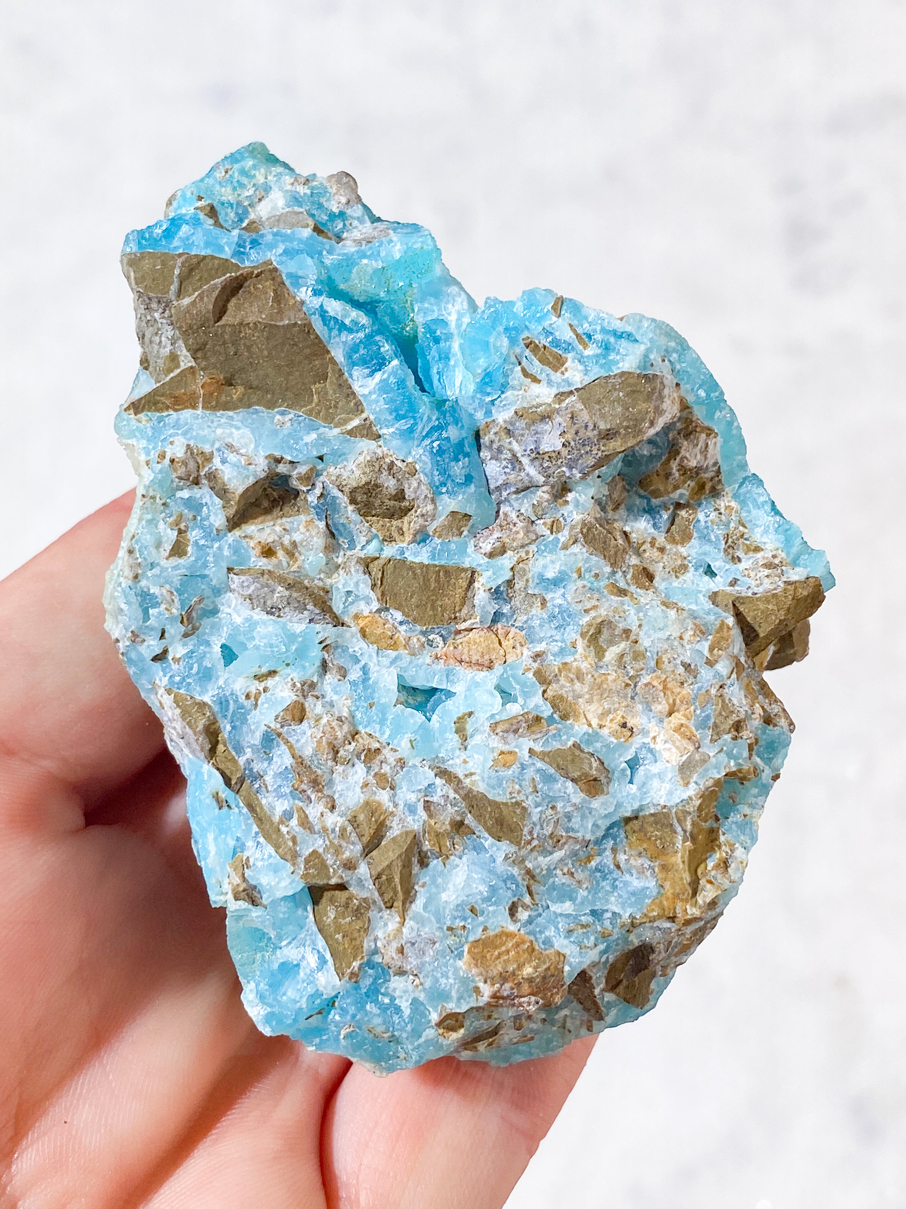 Blå Hemimorphite Klynge (Nr. 2)