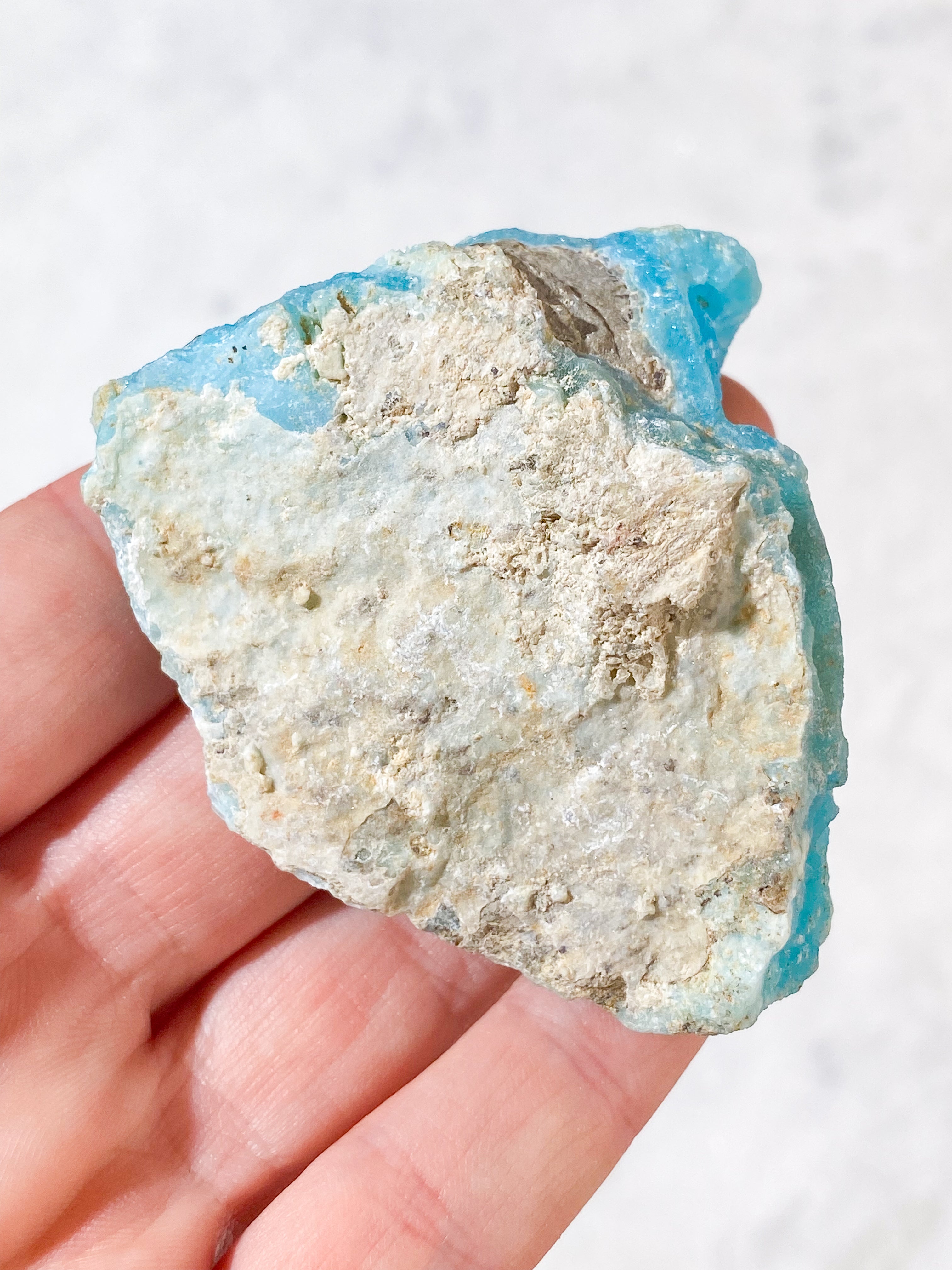 Blå Hemimorphite Klynge (Nr. 11)