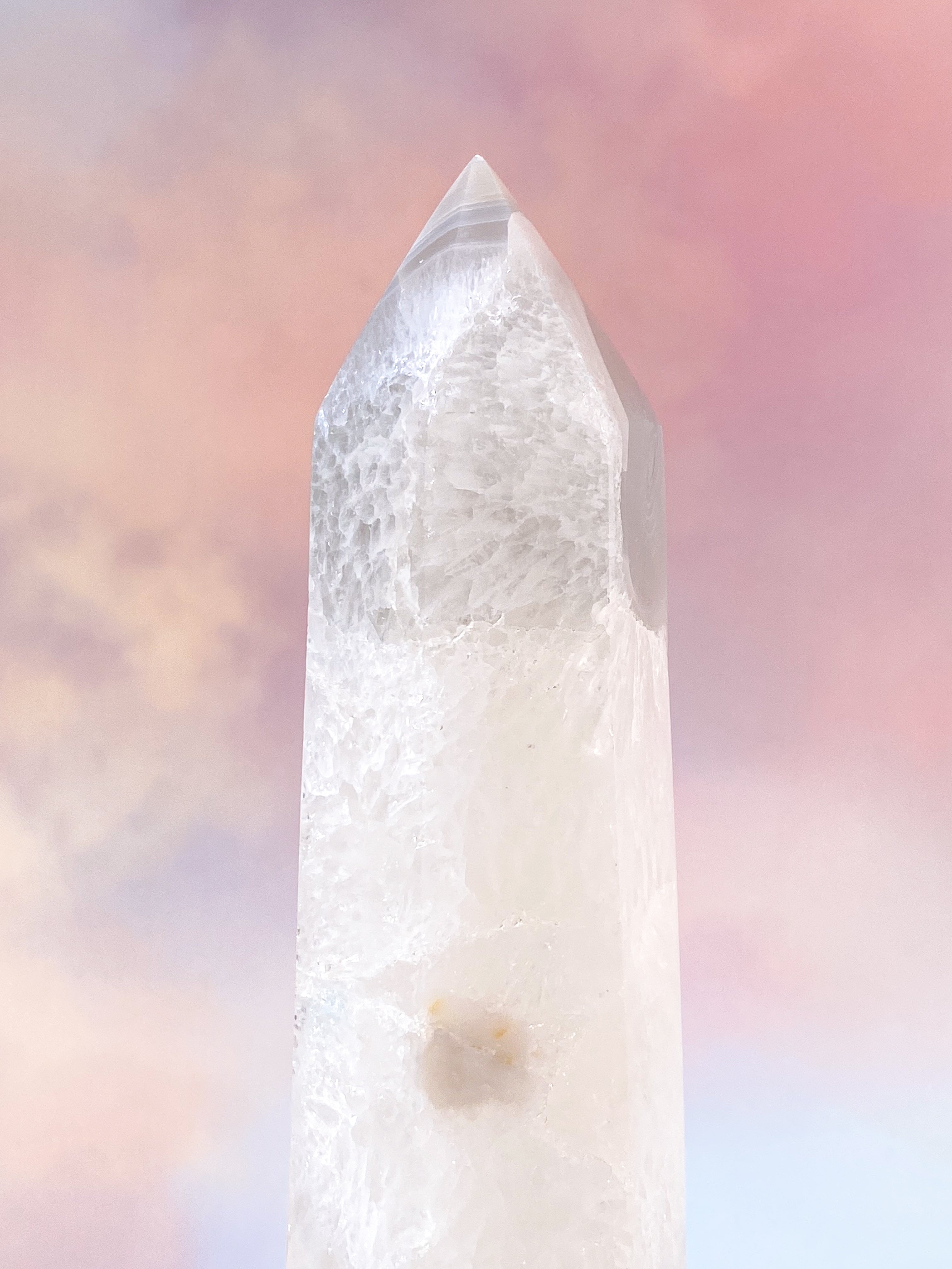 Druzy Agat Tårn (Nr. 1)