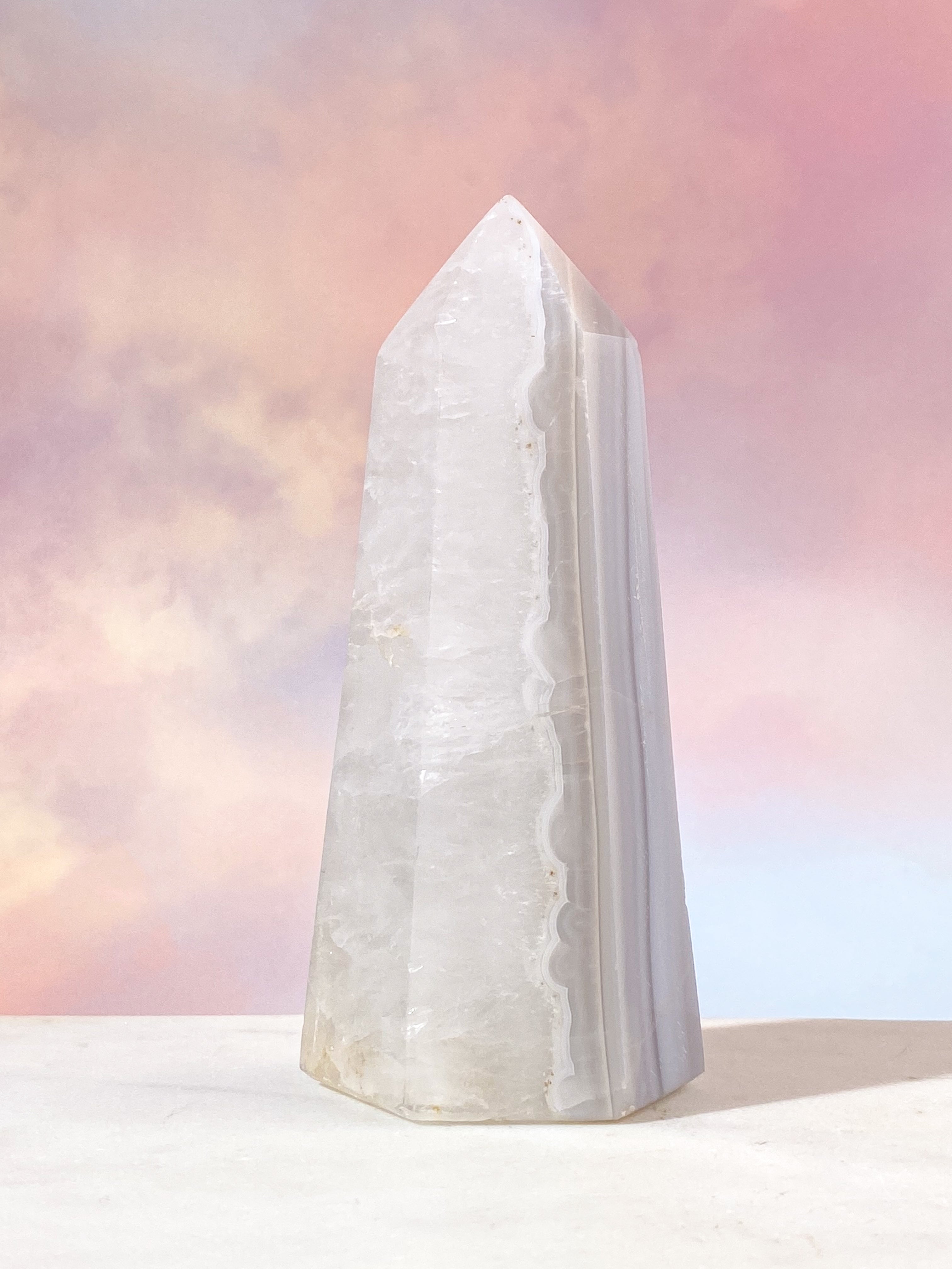 Druzy Agat Tårn (Nr. 2)