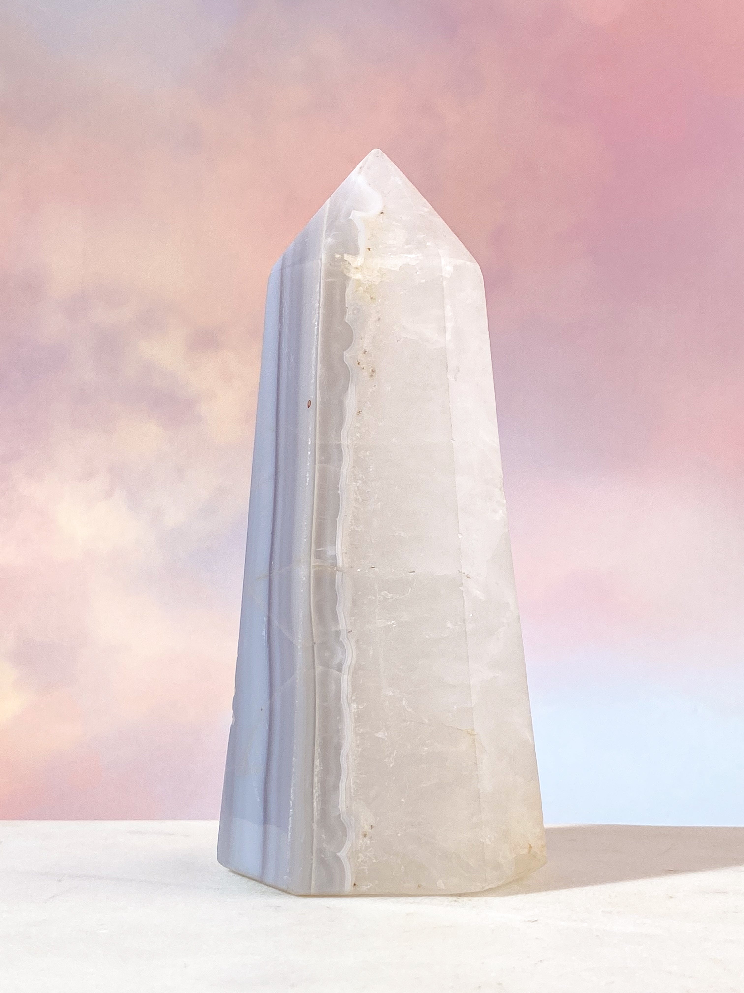 Druzy Agat Tårn (Nr. 2)