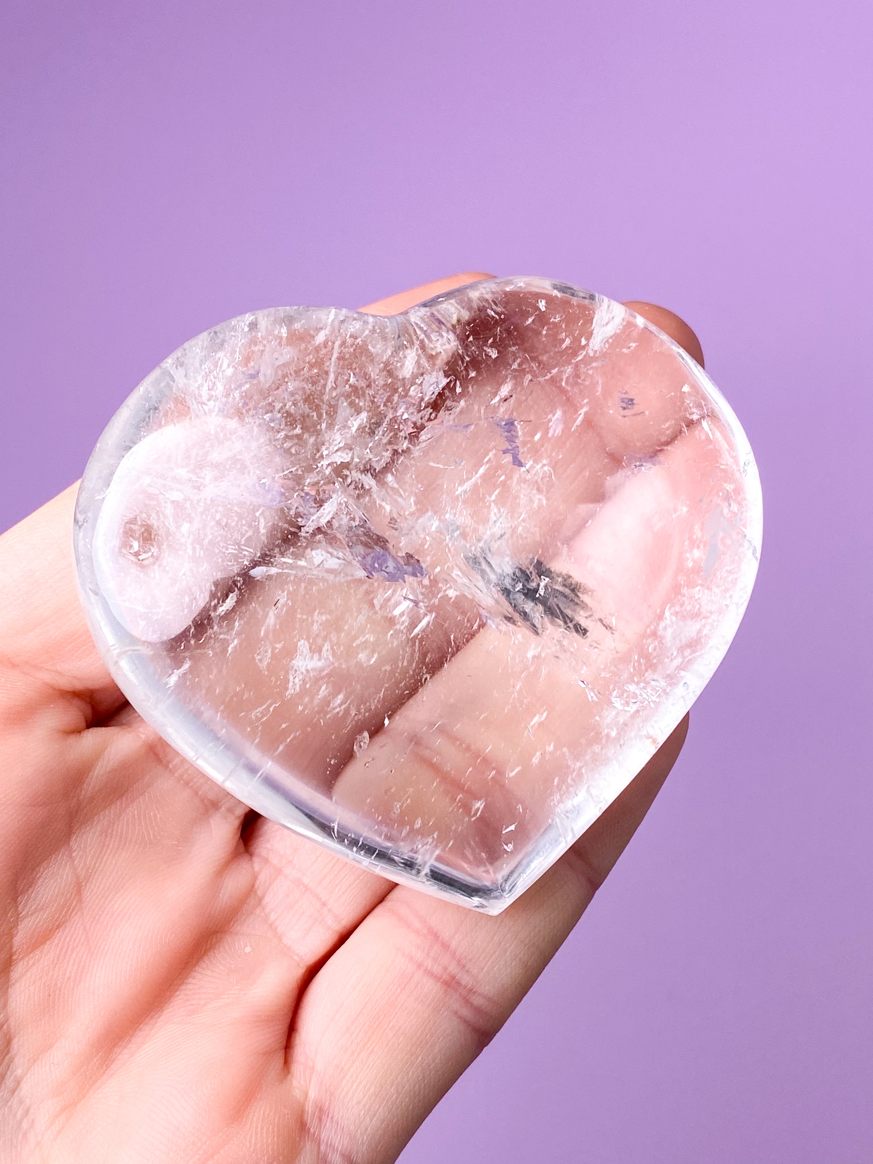 Bjergkrystal Hjerte (Nr. 6) Eksklusiv Kvalitet