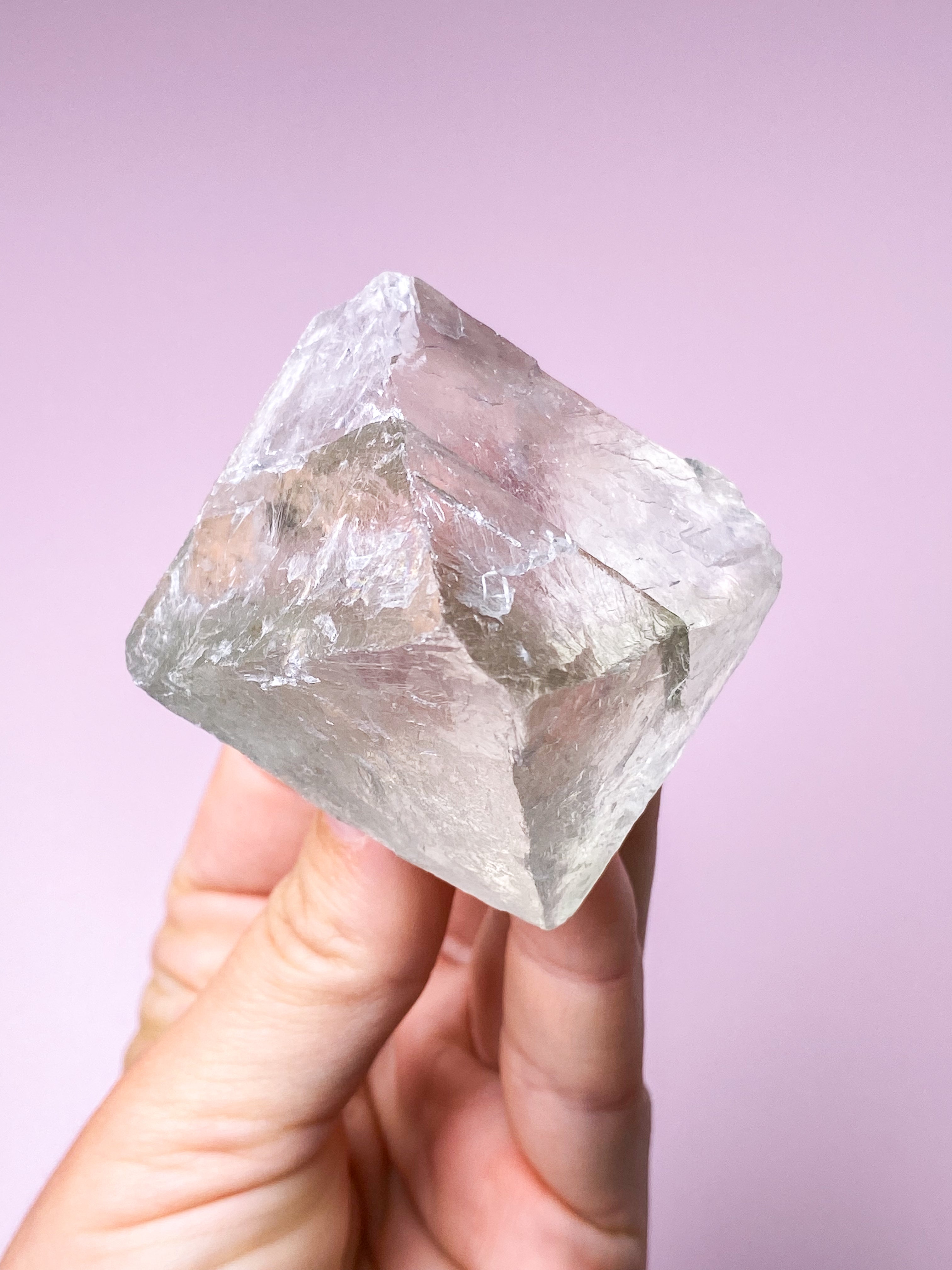 Fluorit Oktahedron (Nr. 4)