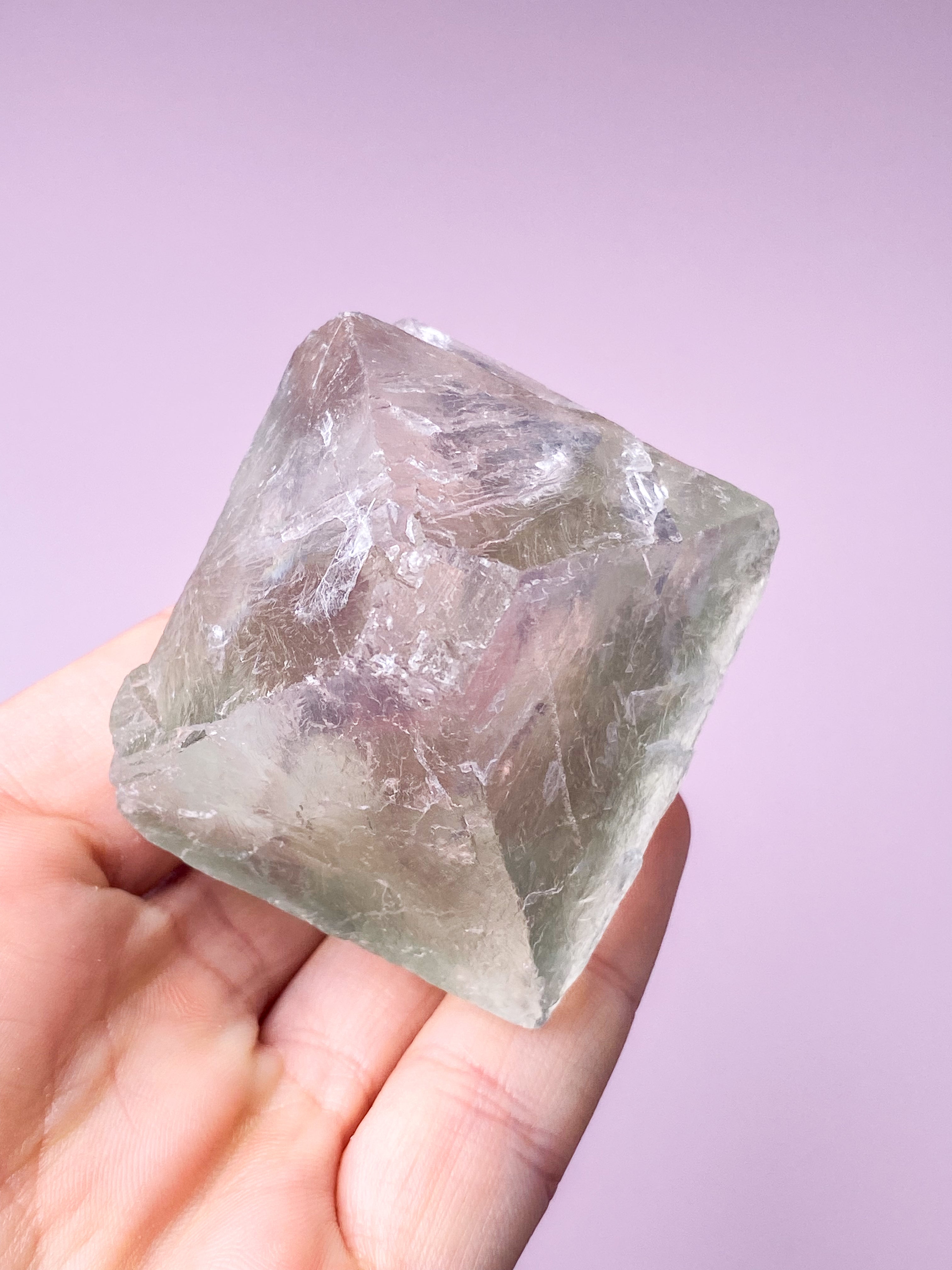 Fluorit Oktahedron (Nr. 4)