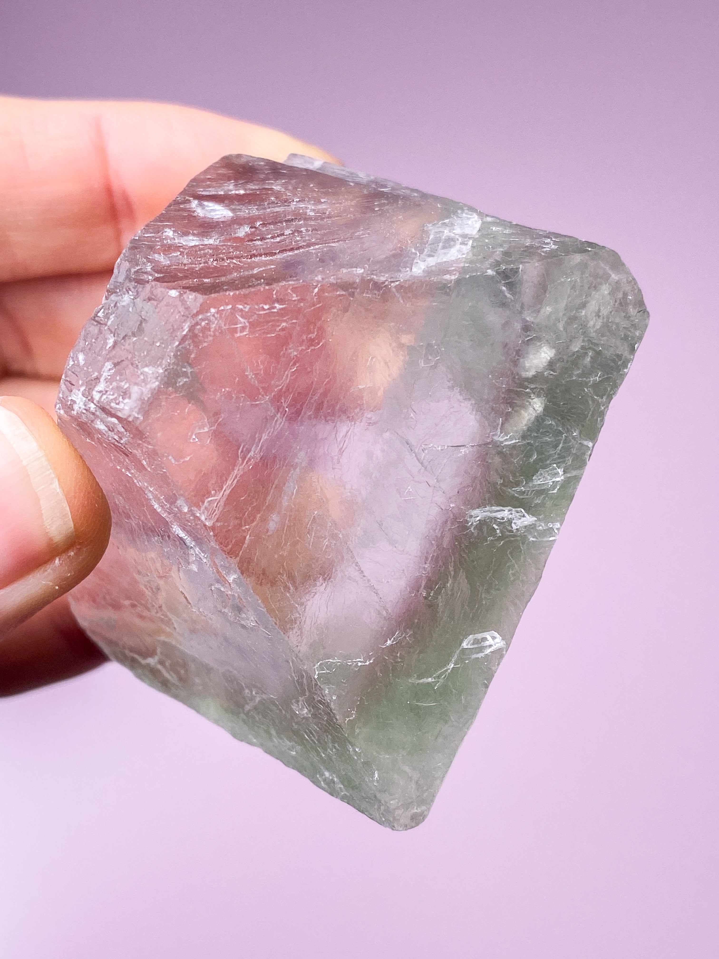 Fluorit Oktahedron (Nr. 4)
