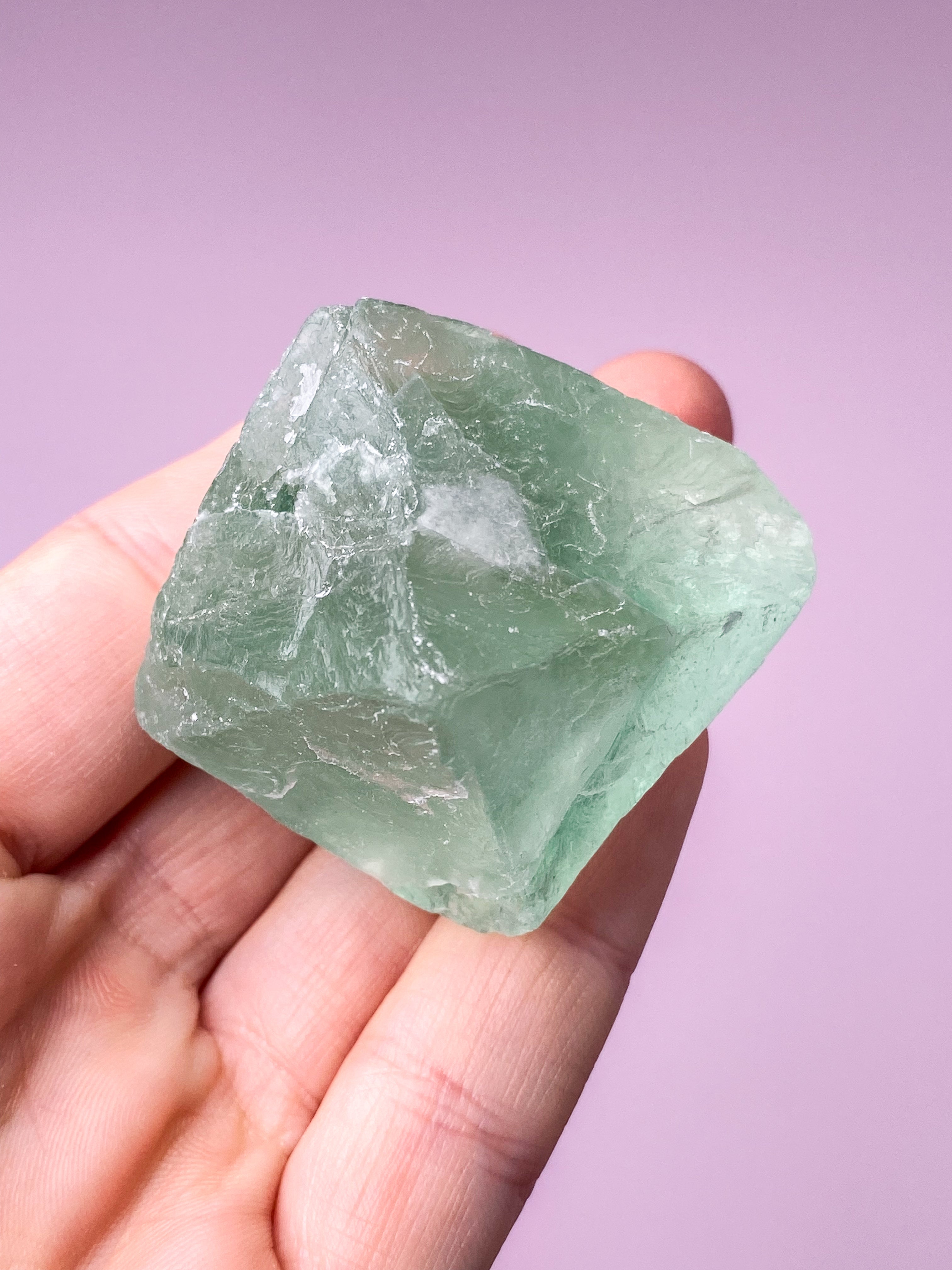 Fluorit Oktahedron (Nr. 5)