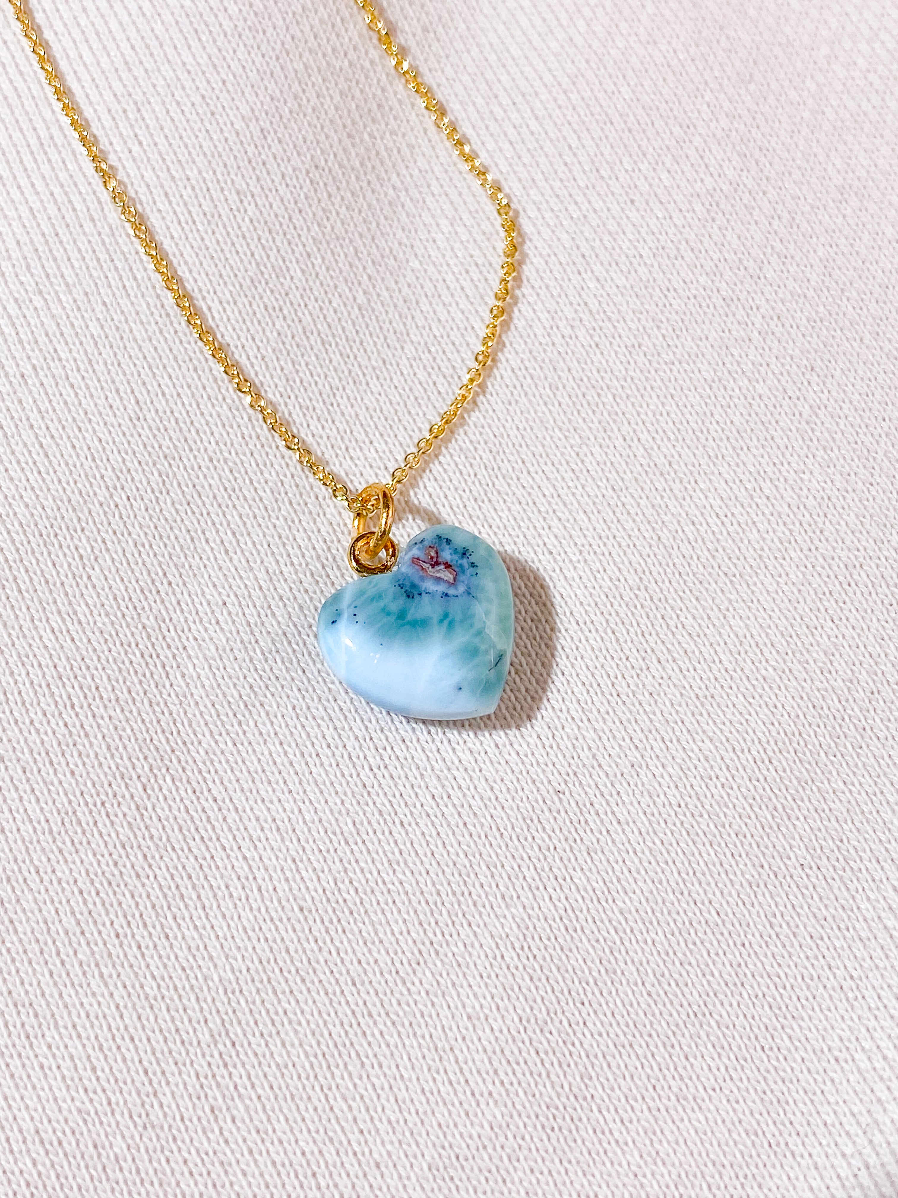 Larimar Hjerte Vedhæng (Nr. 5)