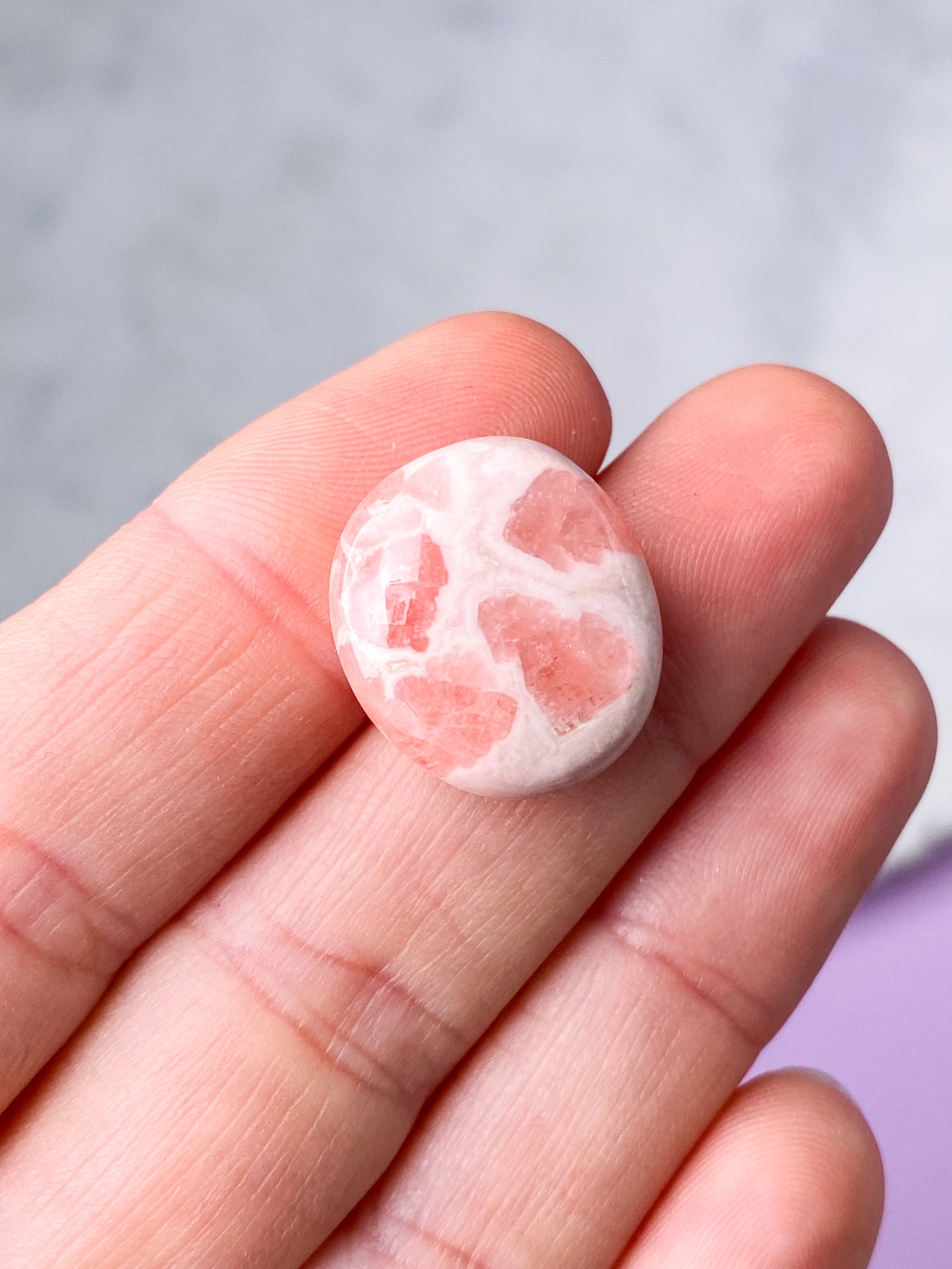 Rhodochrosit Poleret (Nr. 4) Eksklusiv Kvalitet